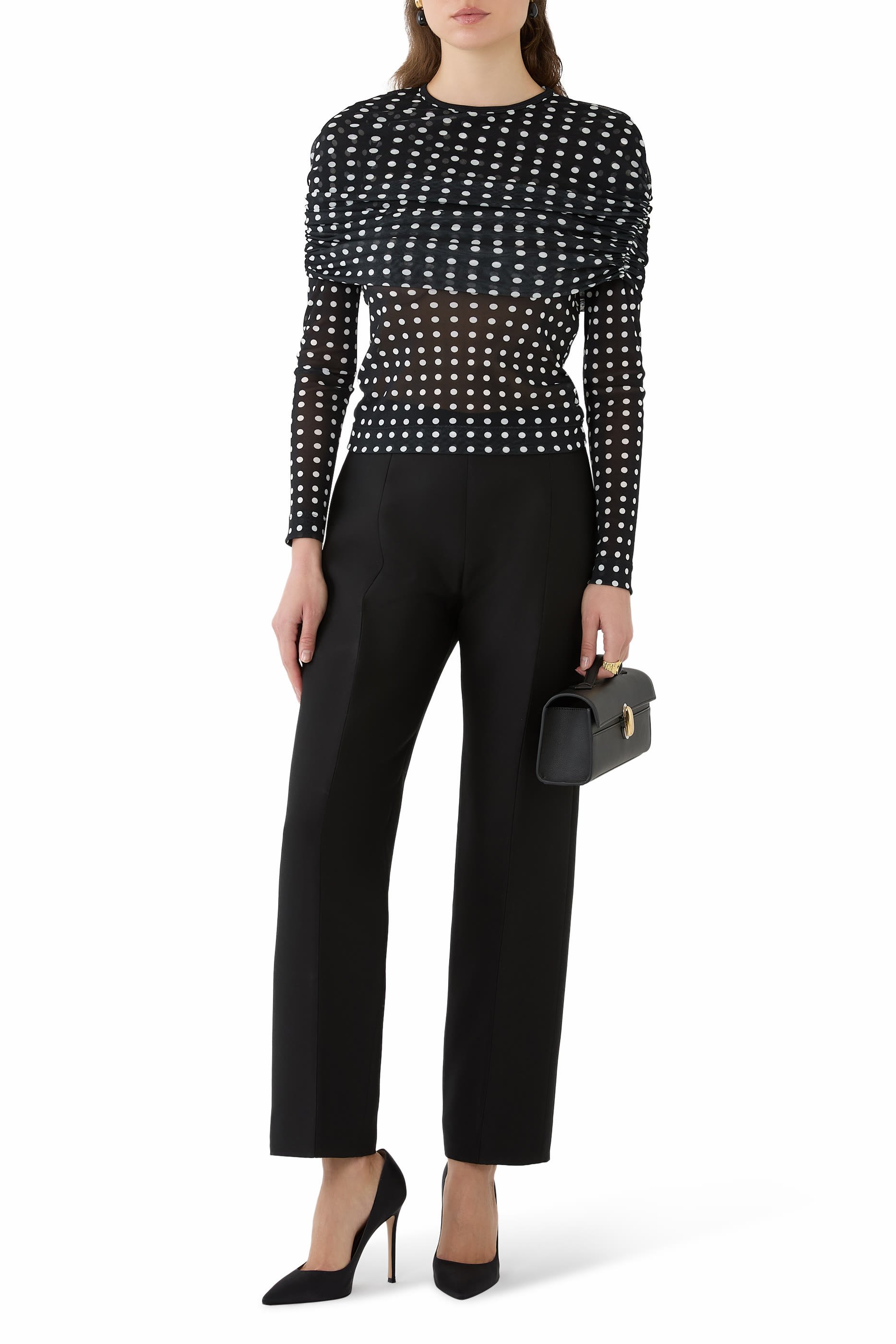  Recycled Nylon Long Sleeve Top 