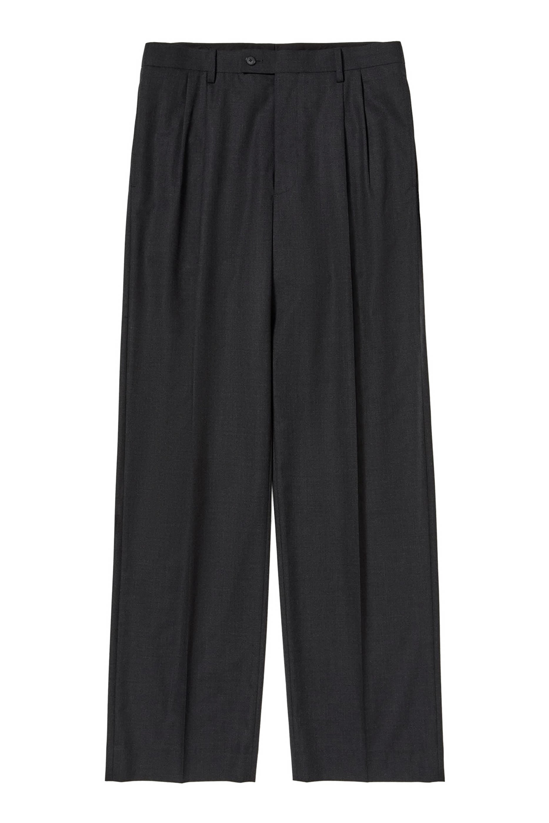 Ultra Fine Tropical Wool Two-Tuck Slacks 