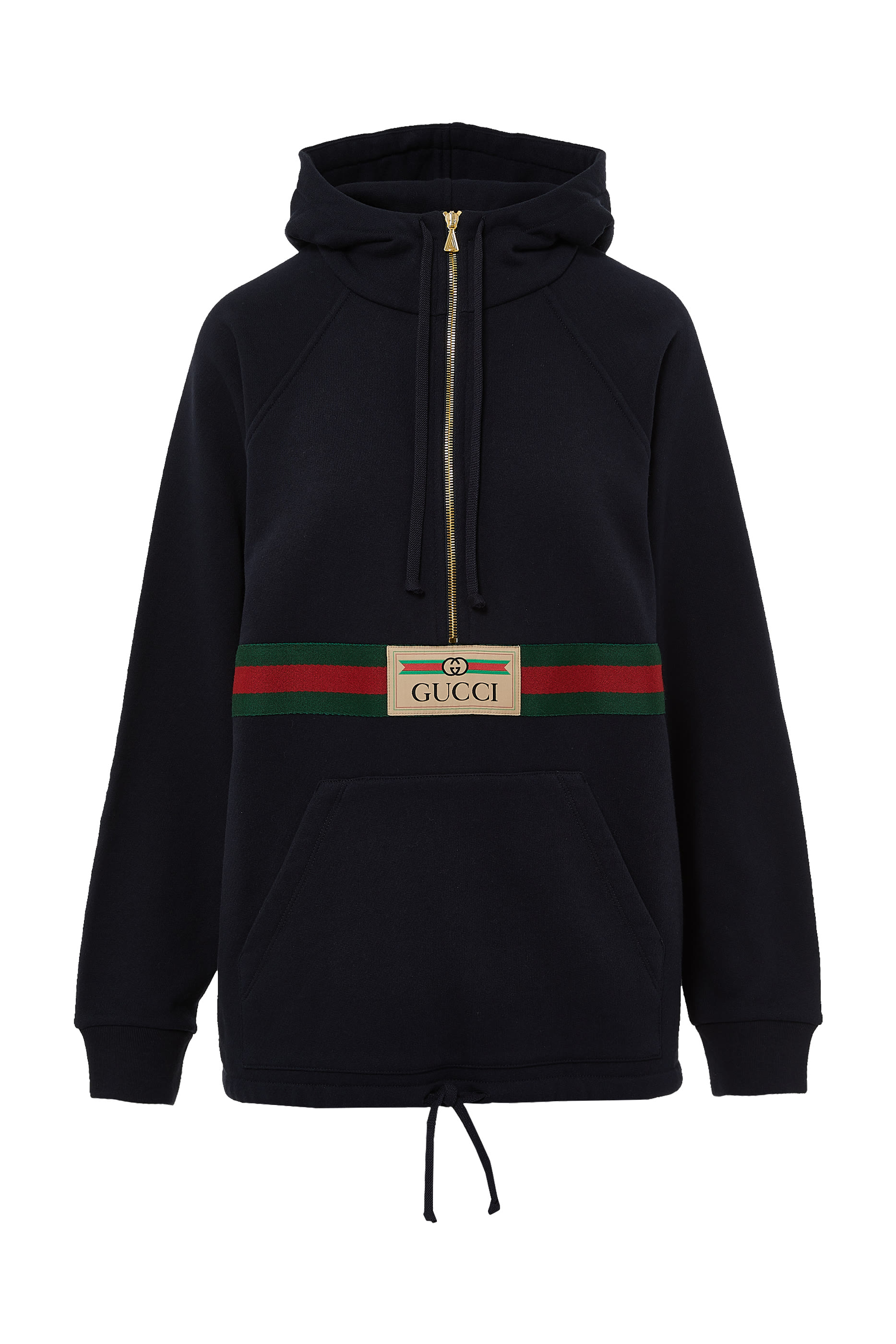 Web with Vintage Gucci Logo Sweatshirt