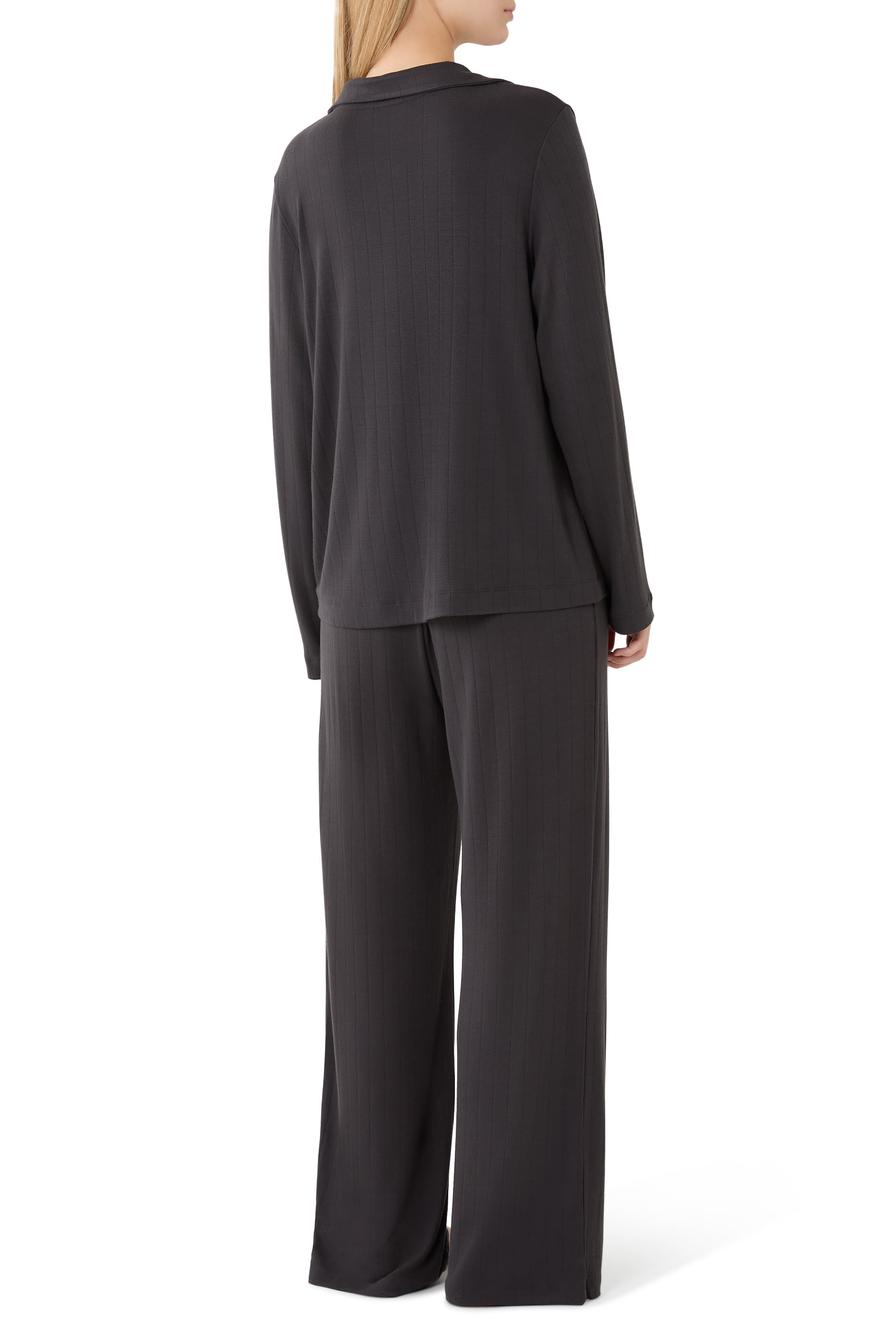  Jersey Classic Flat Rib Pajama Set