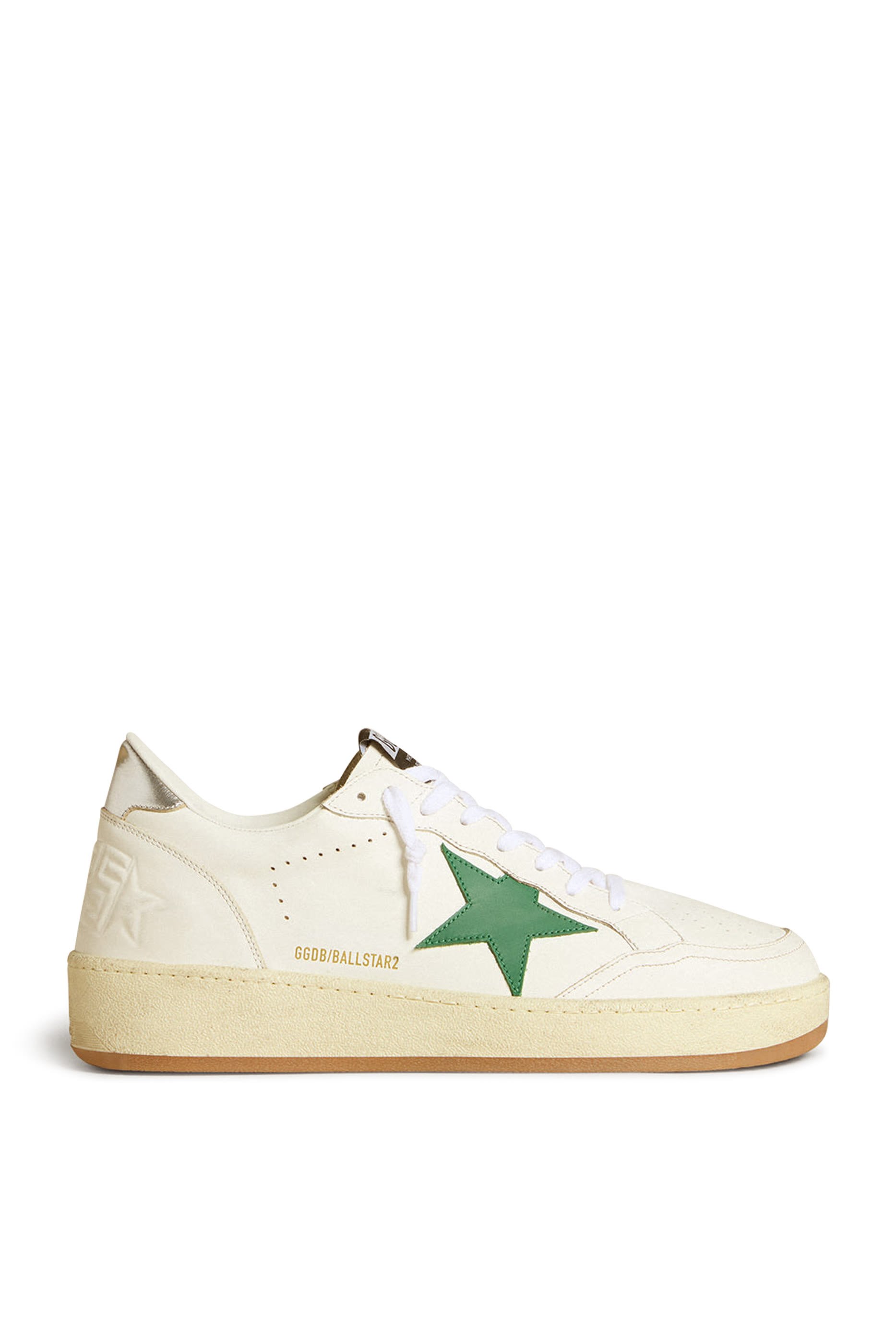 Men’s Ball Star sneakers With Leather Star and Metallic Leather Heel Tab