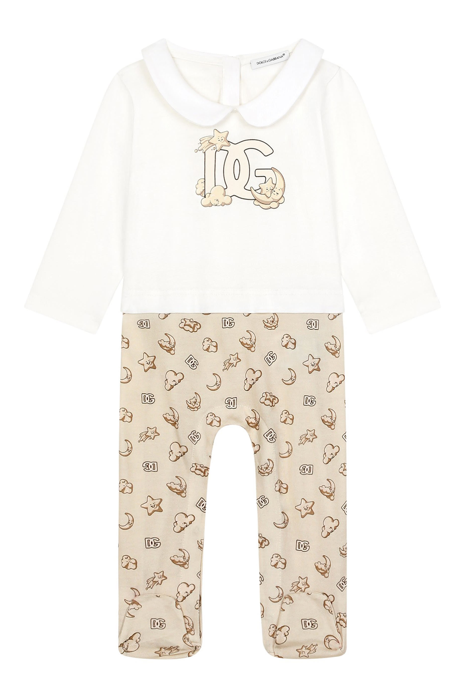 Kids Moon & Star Print Bodysuit, Set of 3