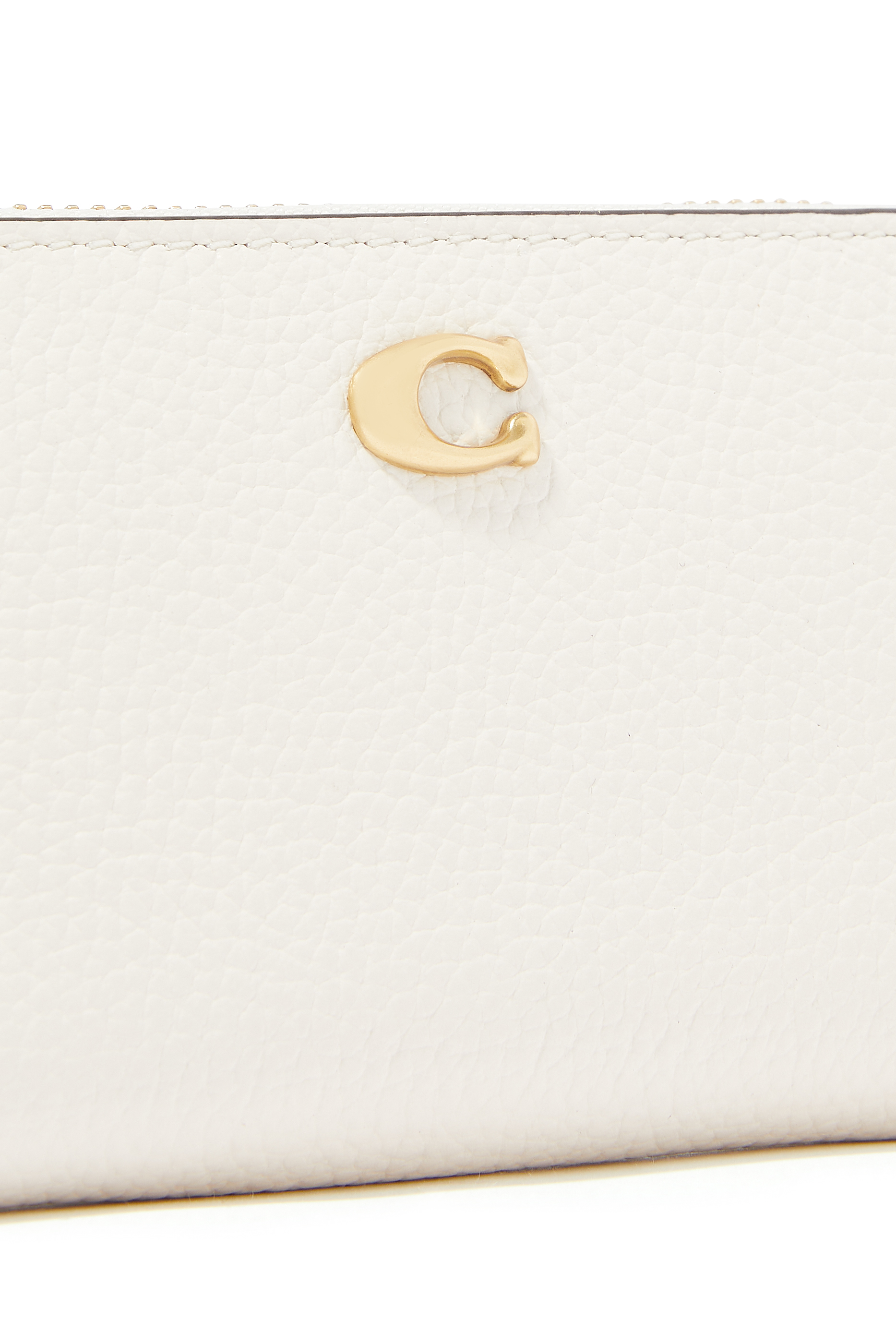 Polished Pebble Leather Card Case