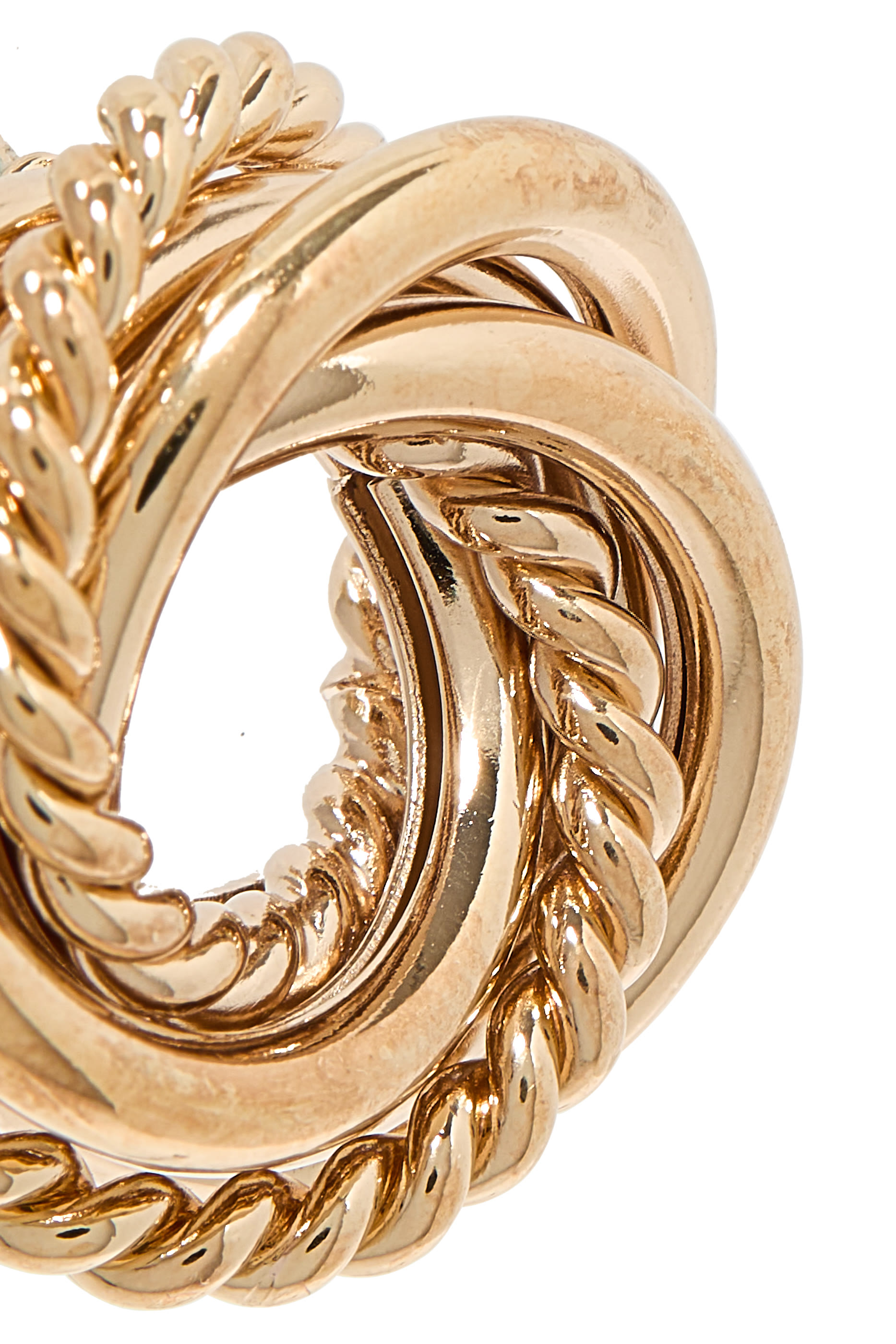  Atika Earrings, Gold-Plated Brass