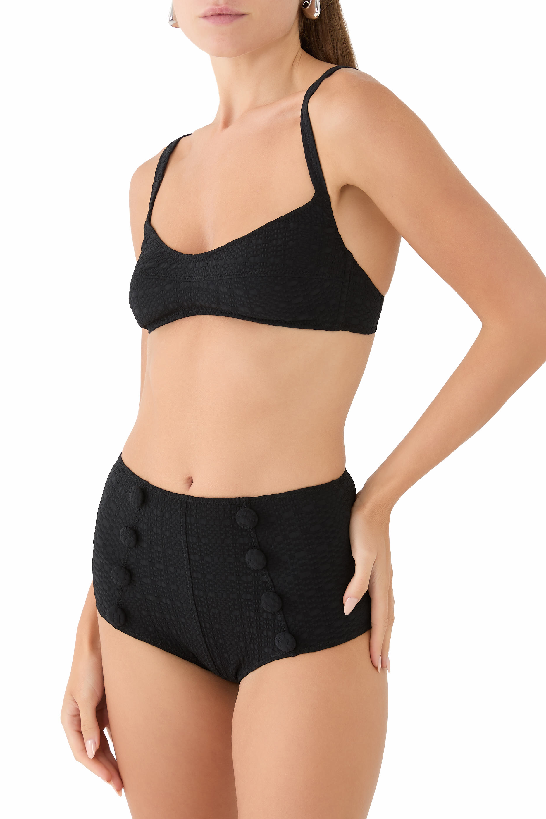 Balconette High-Waist Bikini Set