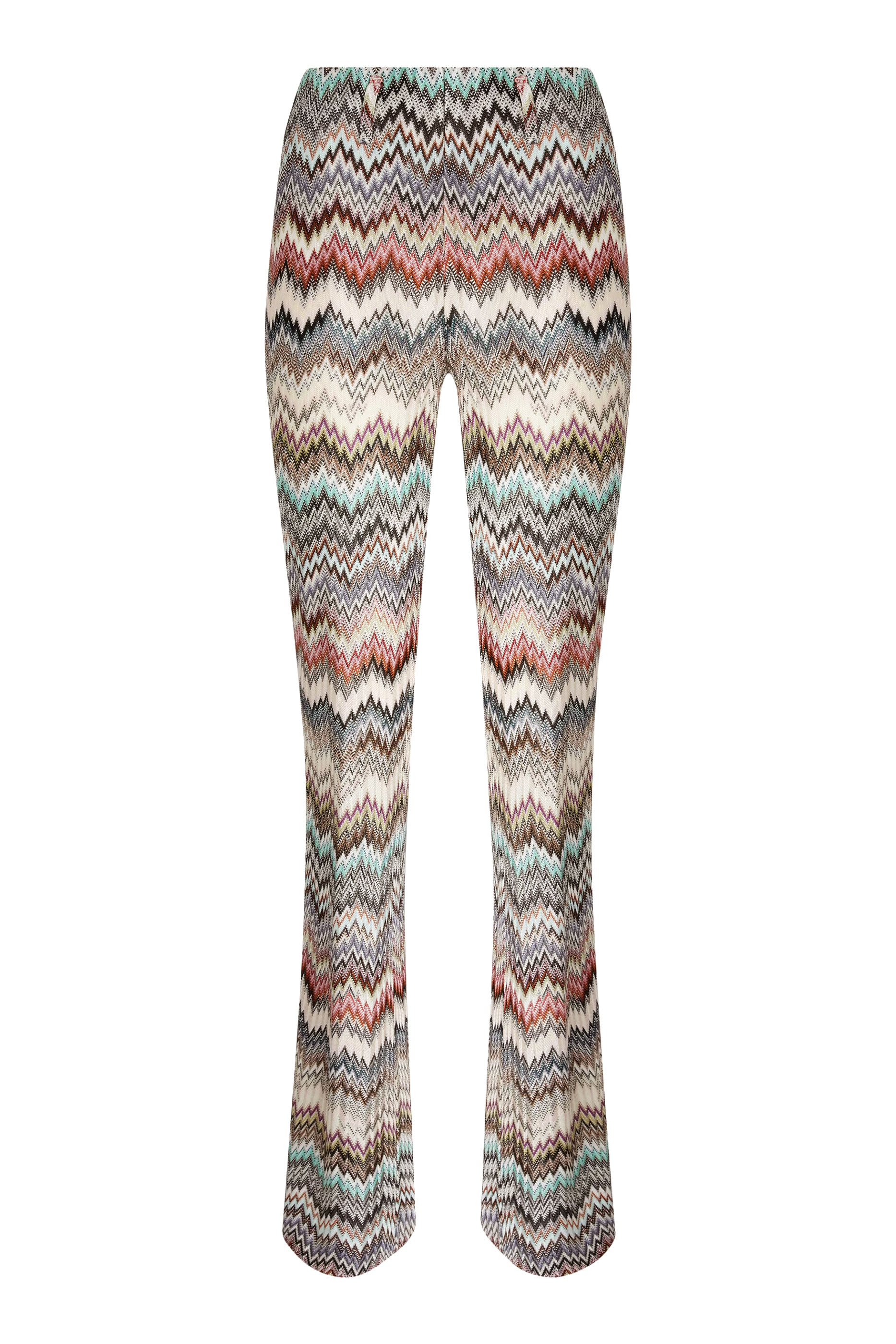 Snake Pattern Flare Pants
