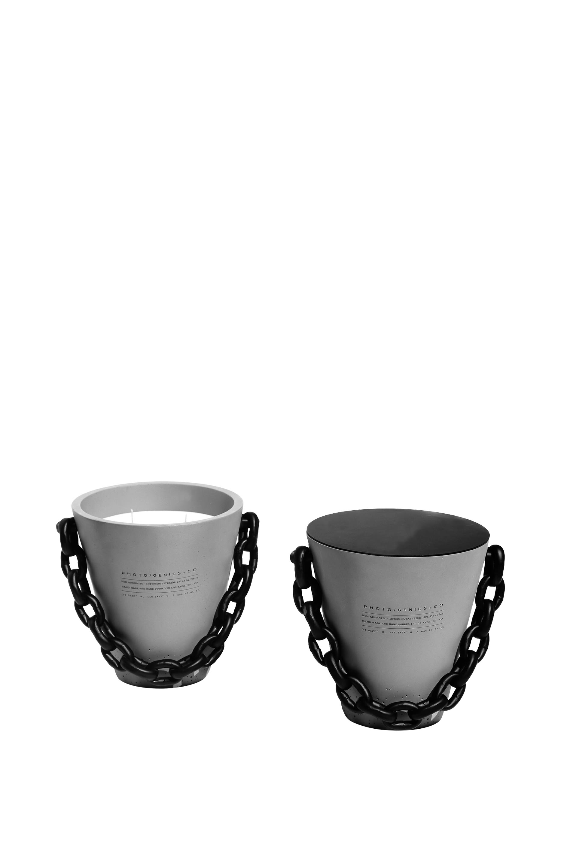 6 XL Concrete Bucket Candle (Hyssop)