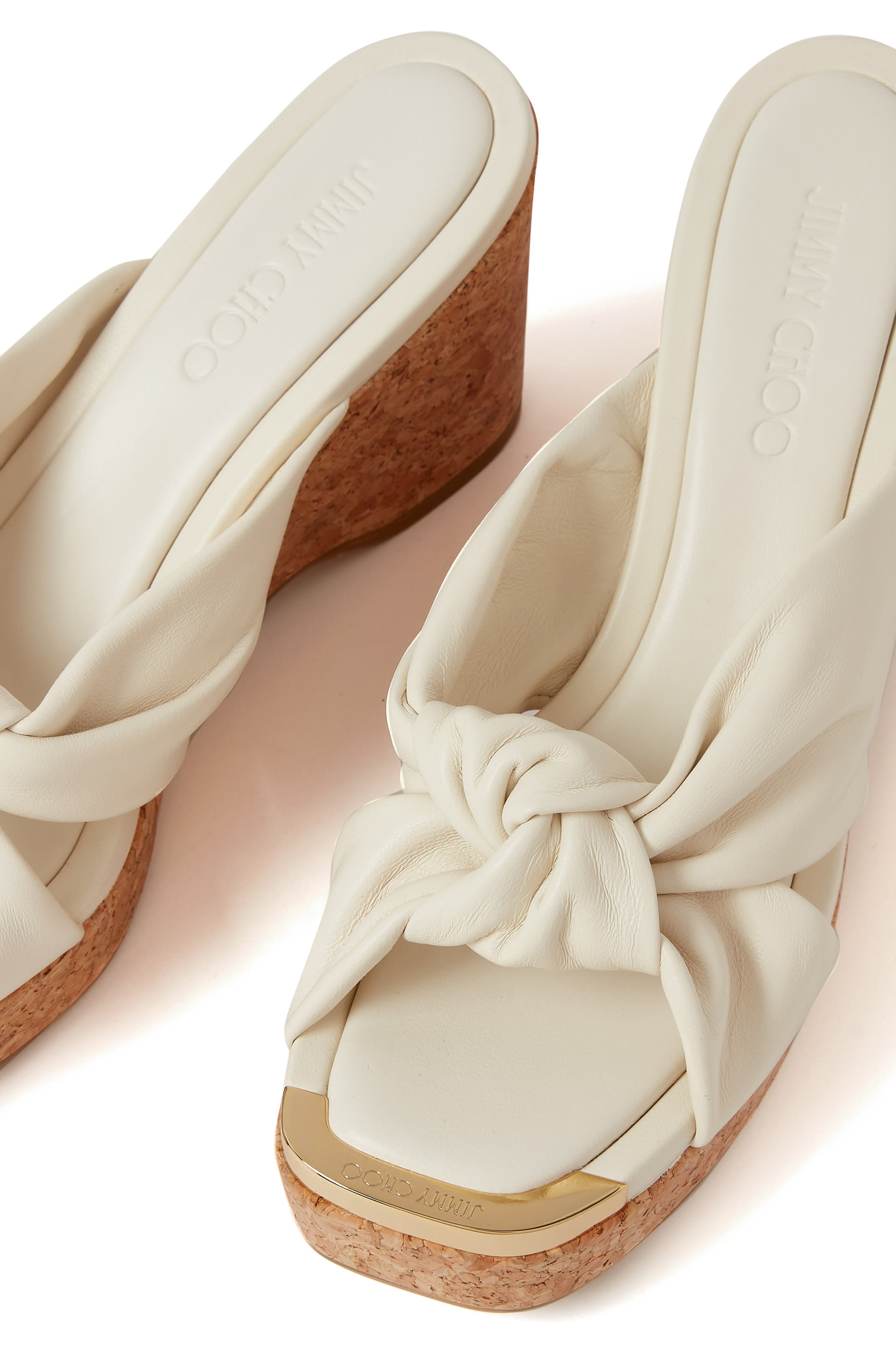 Avenue 95 Leather Wedge Mules