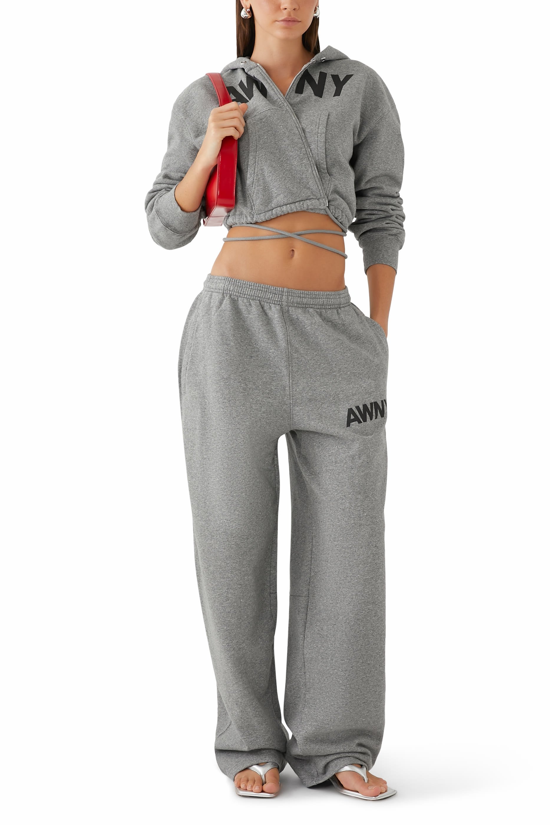 Deconstructed Logo Wrap Hoodie