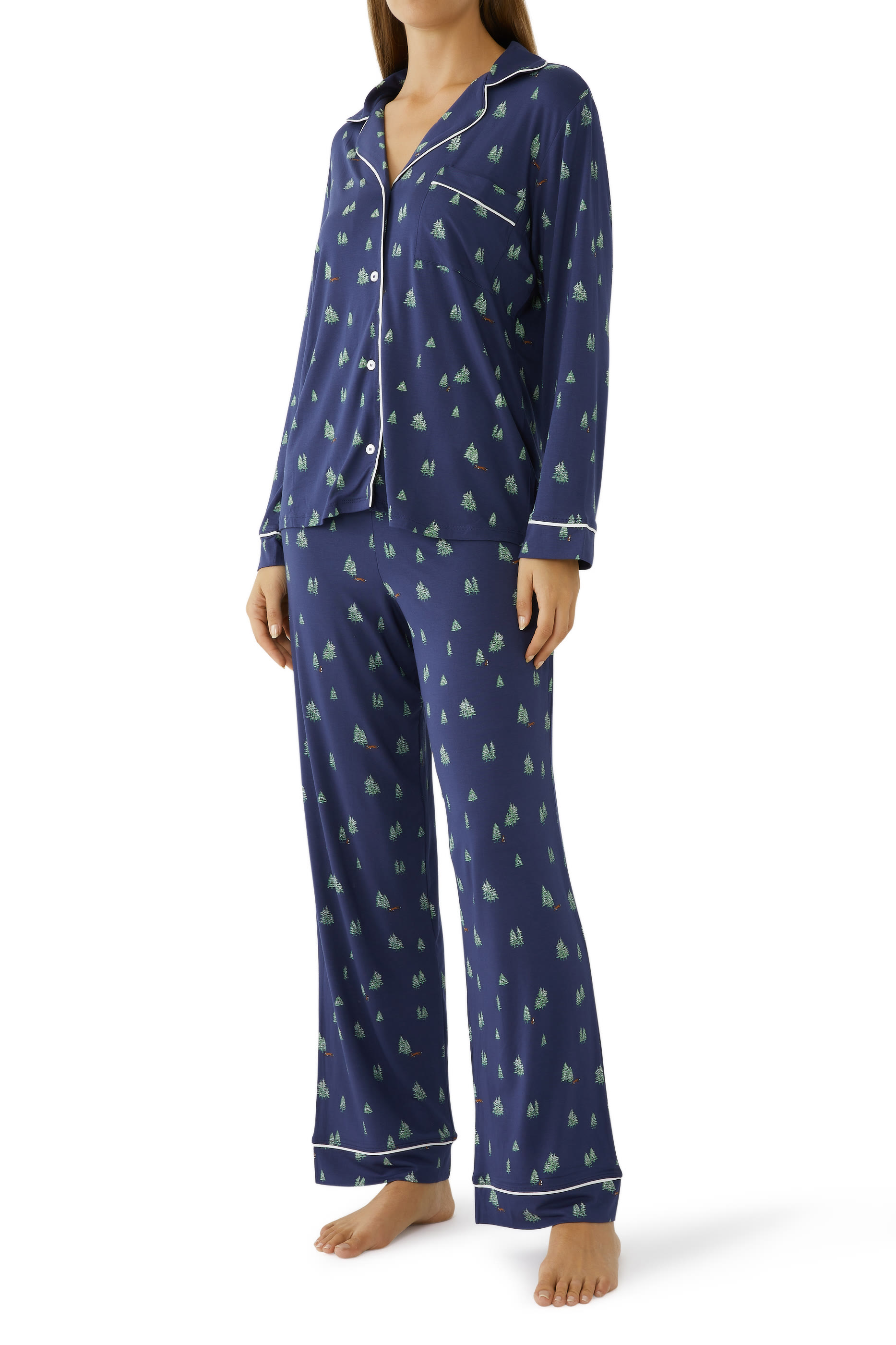 William Printed Pajama Set