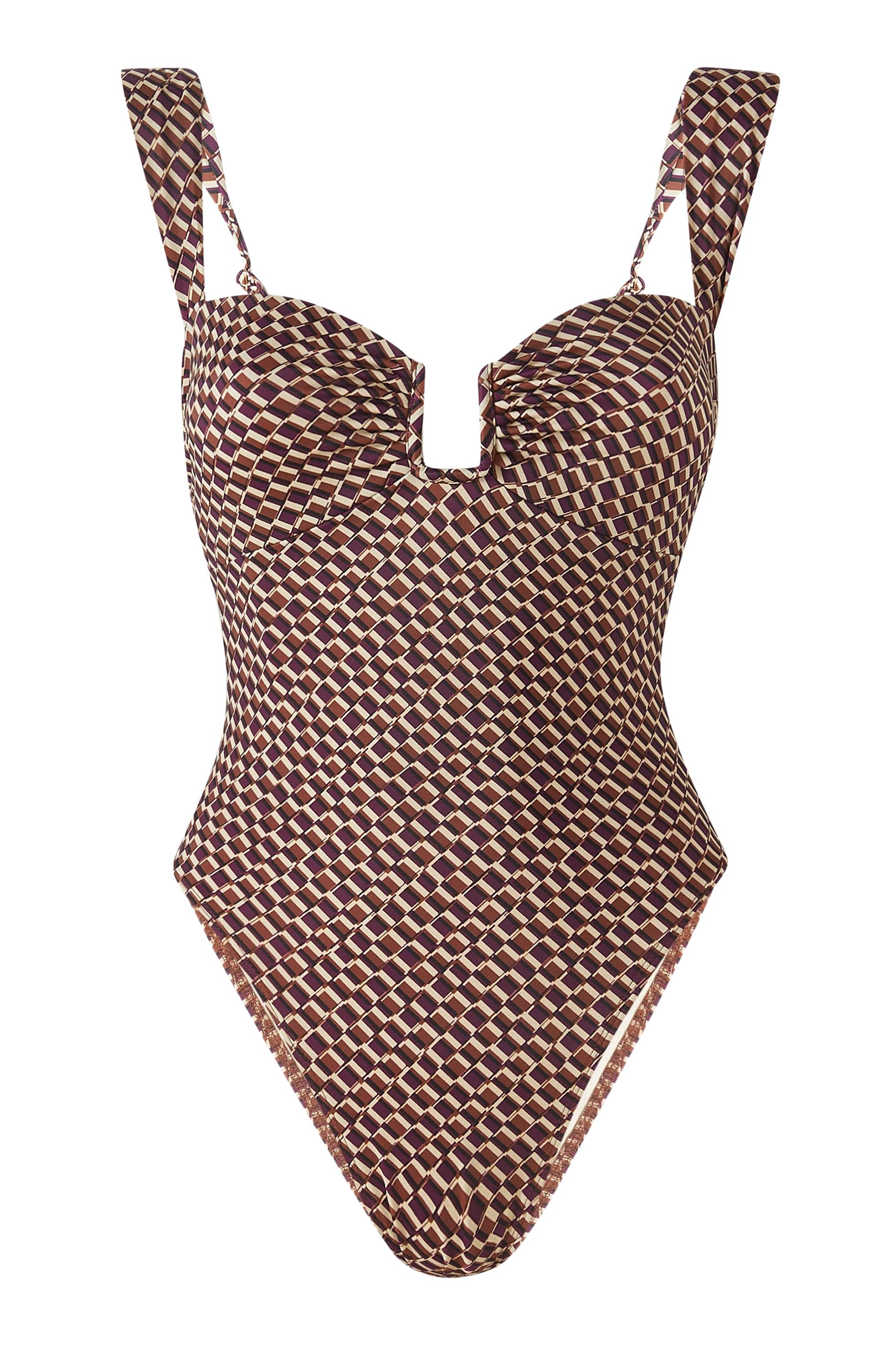 Cannes Printed One Piece Swimsuit 