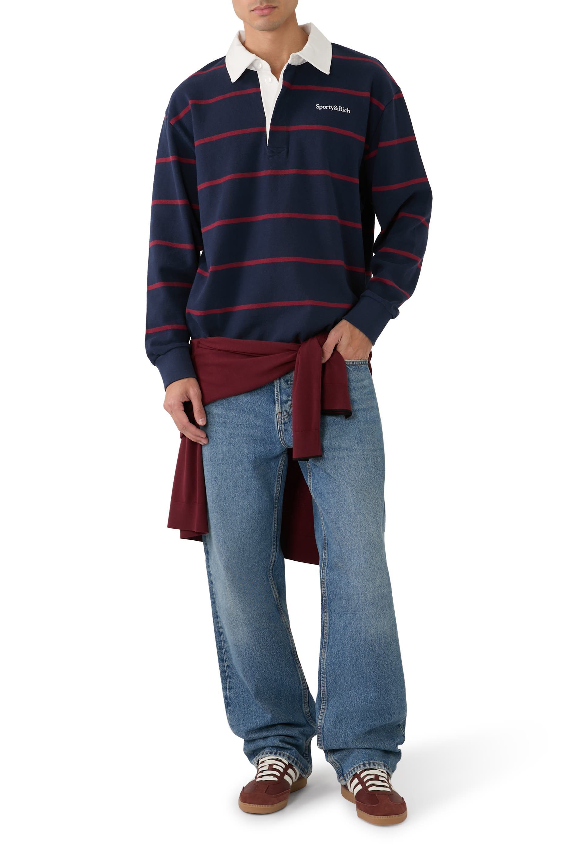 Serif Logo Rugby Polo