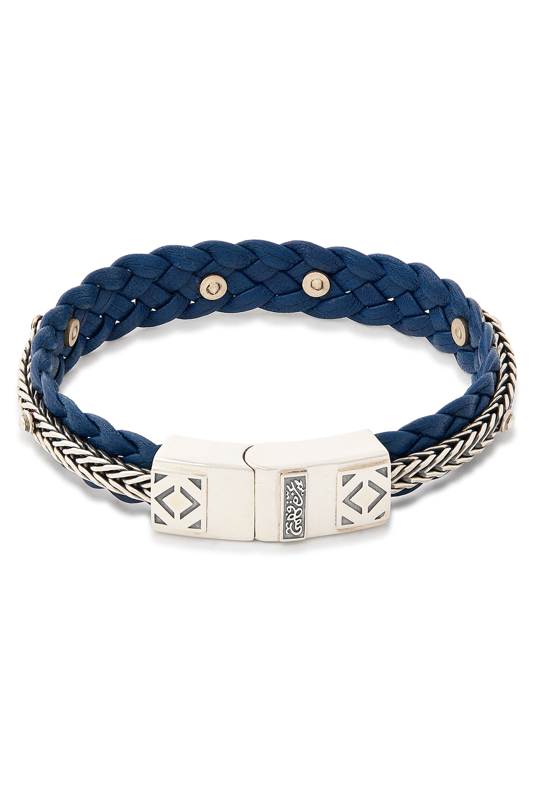We Are One Bracelet, Sterling Silver & Leather