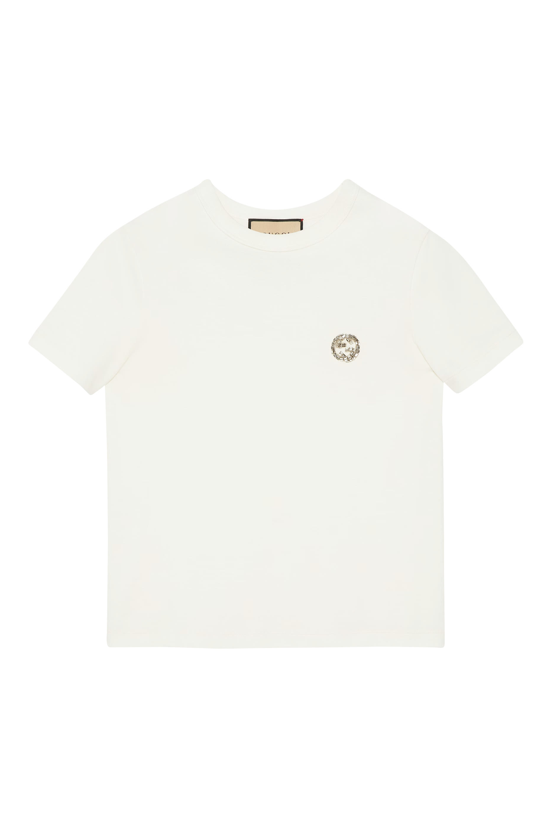 Crystal Embellished Logo T-Shirt