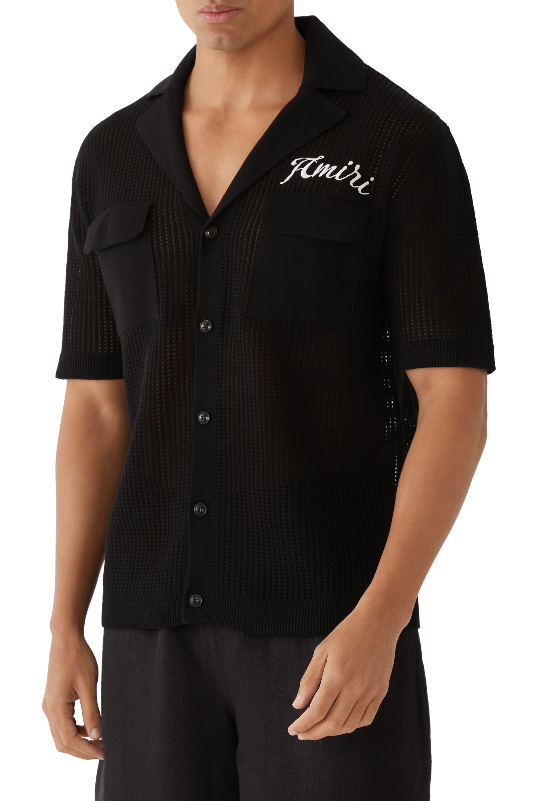 Short Sleeve Mesh Polo