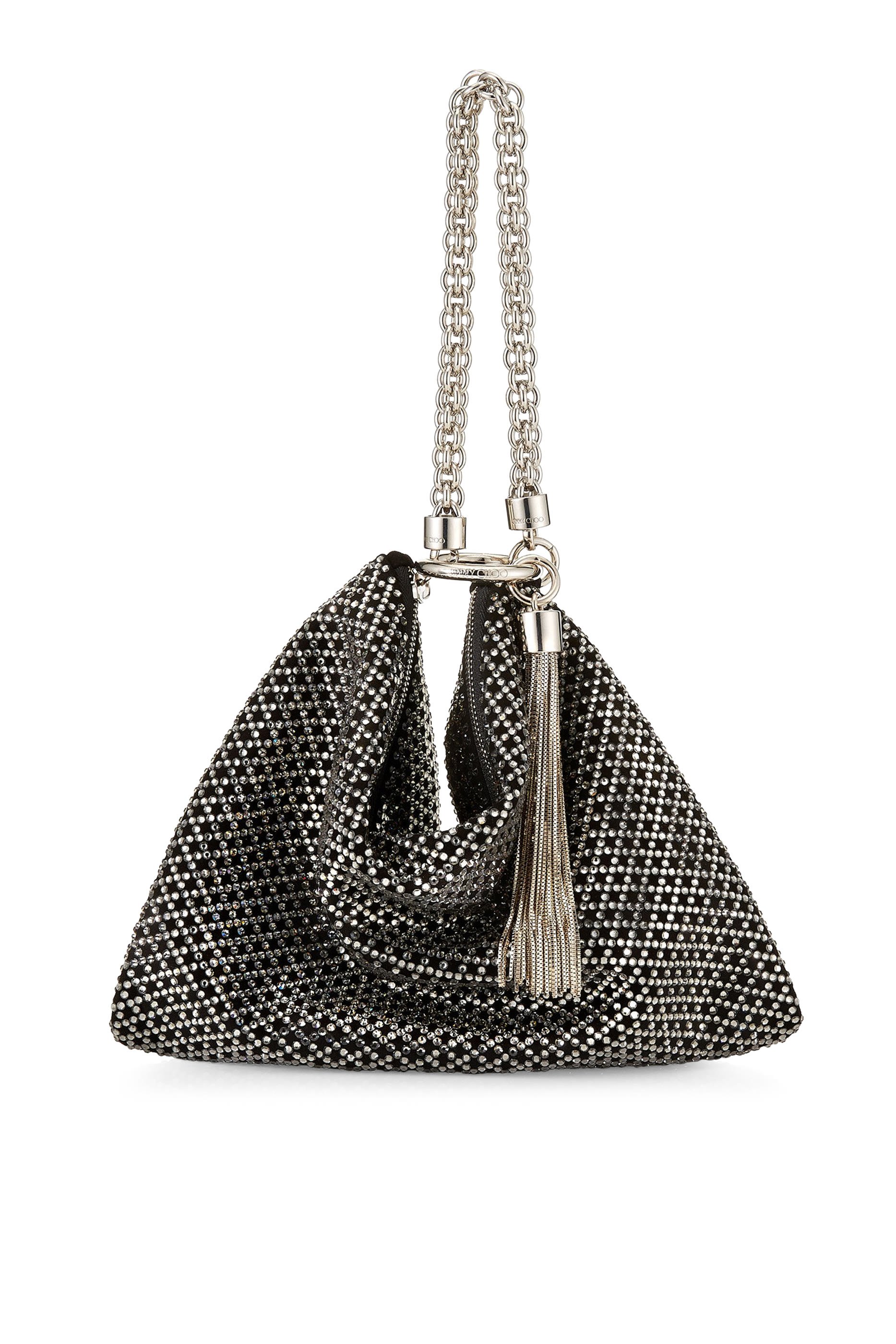 Callie Diamond Motif Suede Clutch Bag