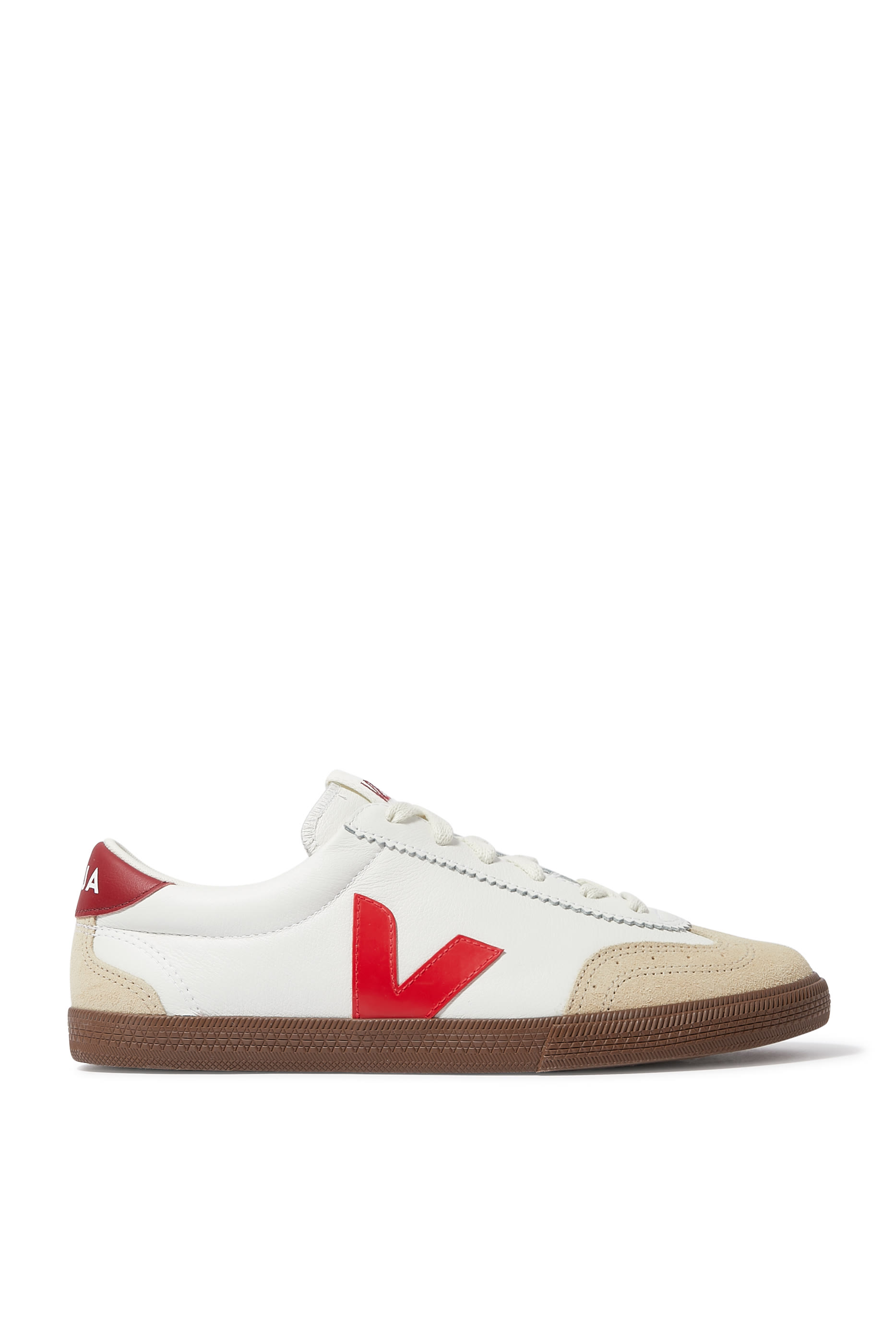 Volley Low-Top Leather Sneakers