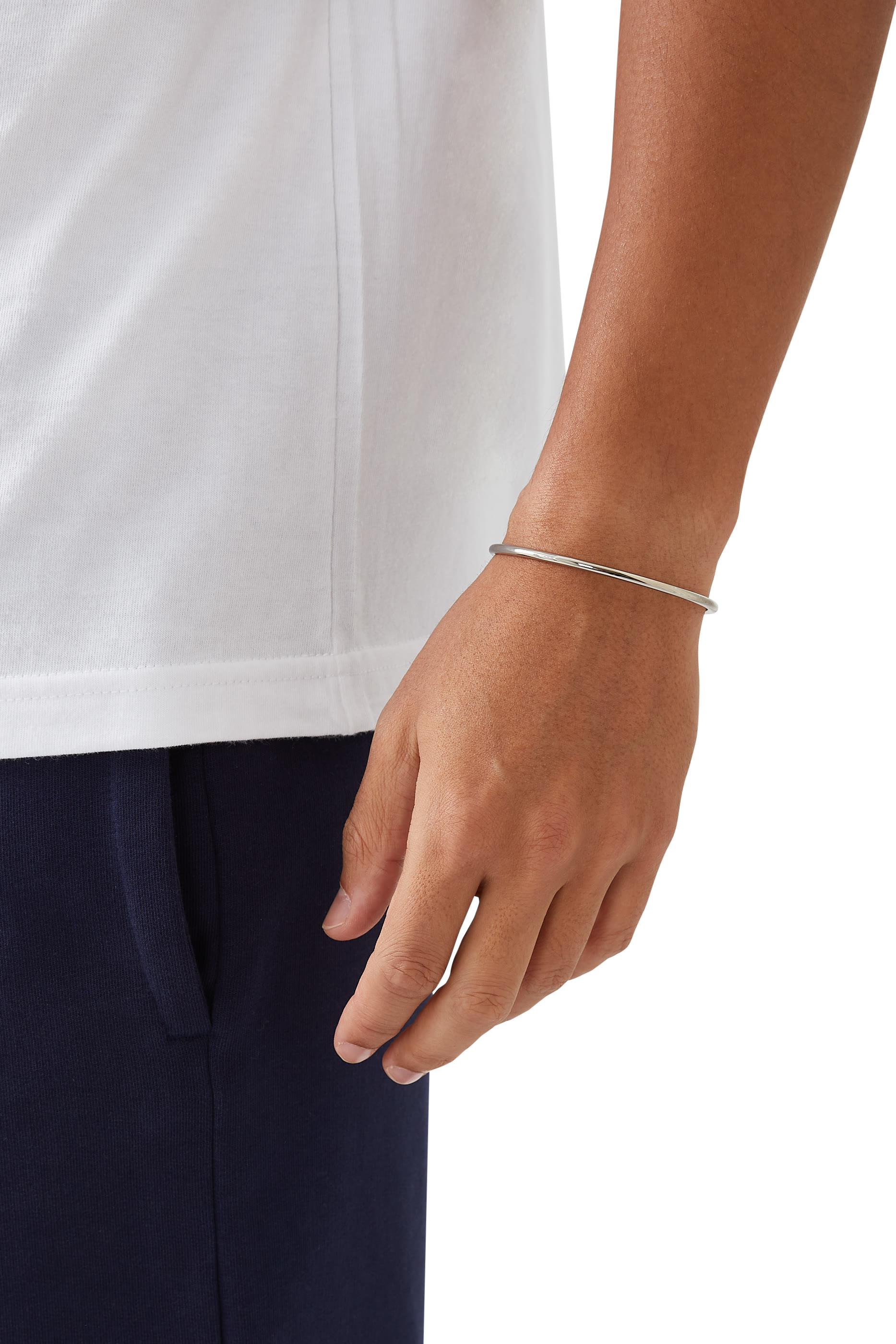 Beam Cuff in Sterling Silver