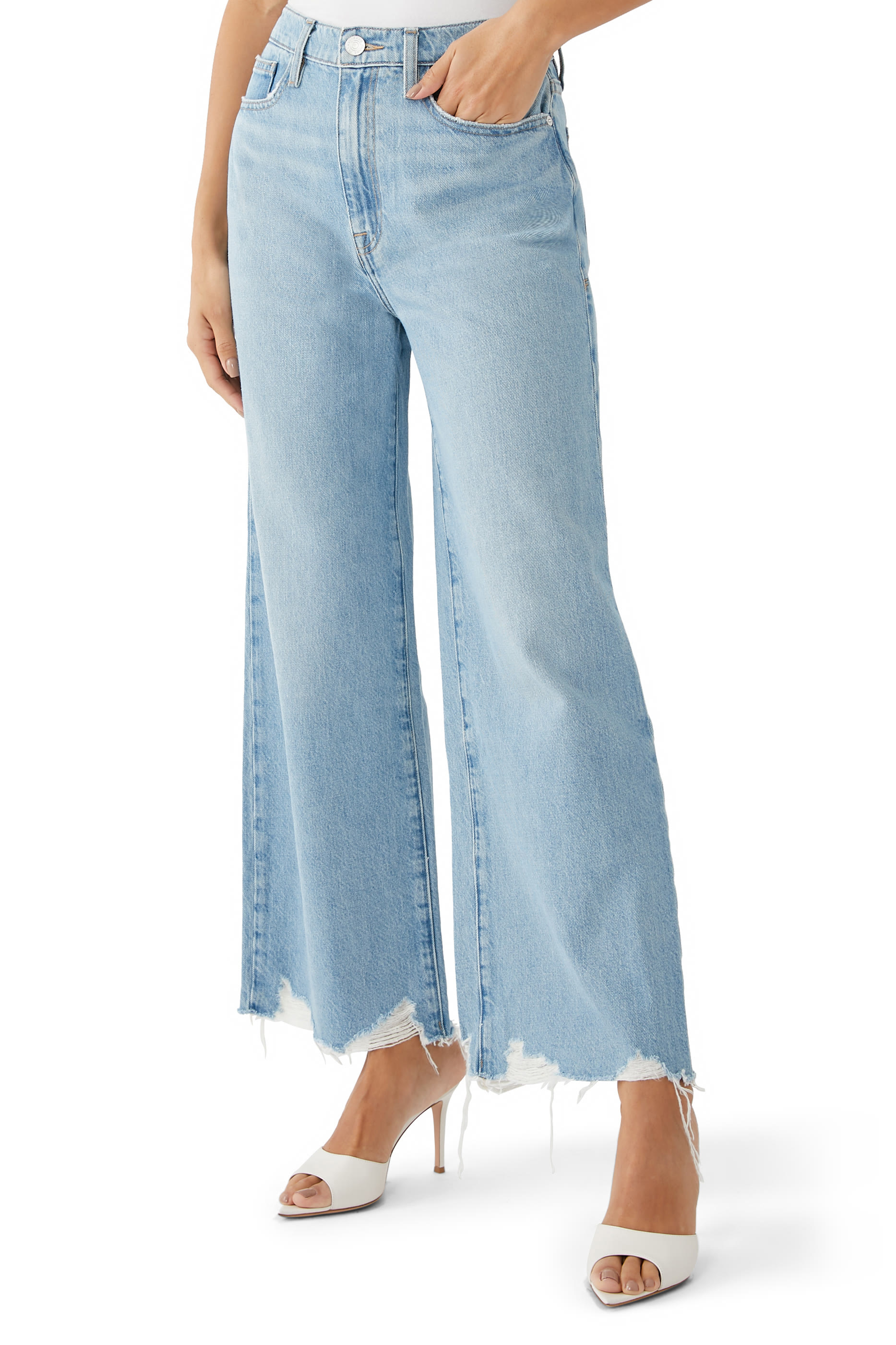 Le Jane Wide Crop Jeans