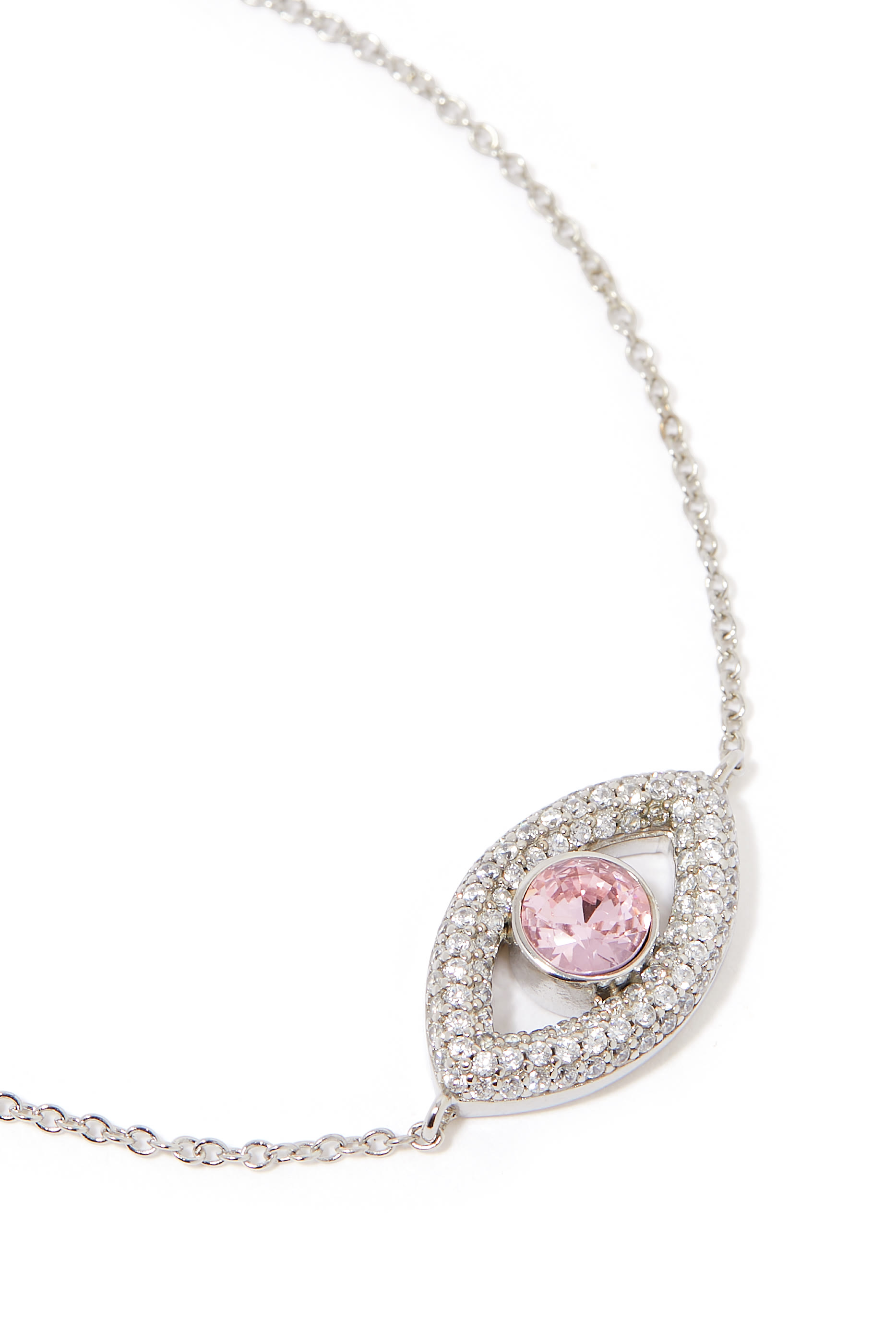 Pave Eye Chain Bracelet