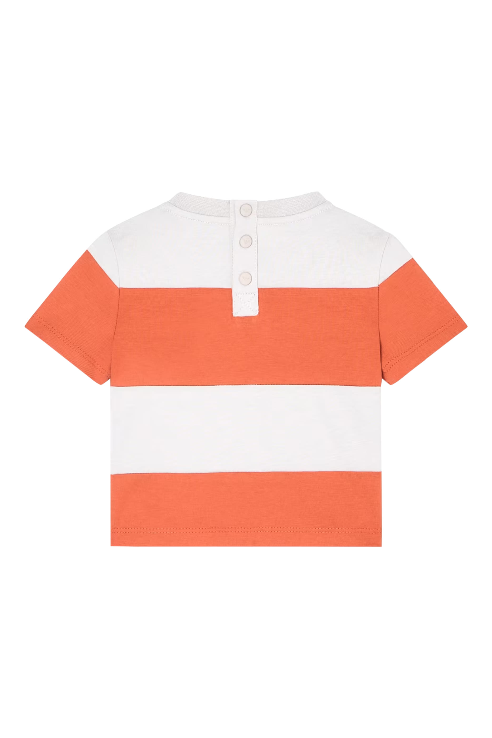 Kids Thick Stripes Macro EA Logo T-Shirt