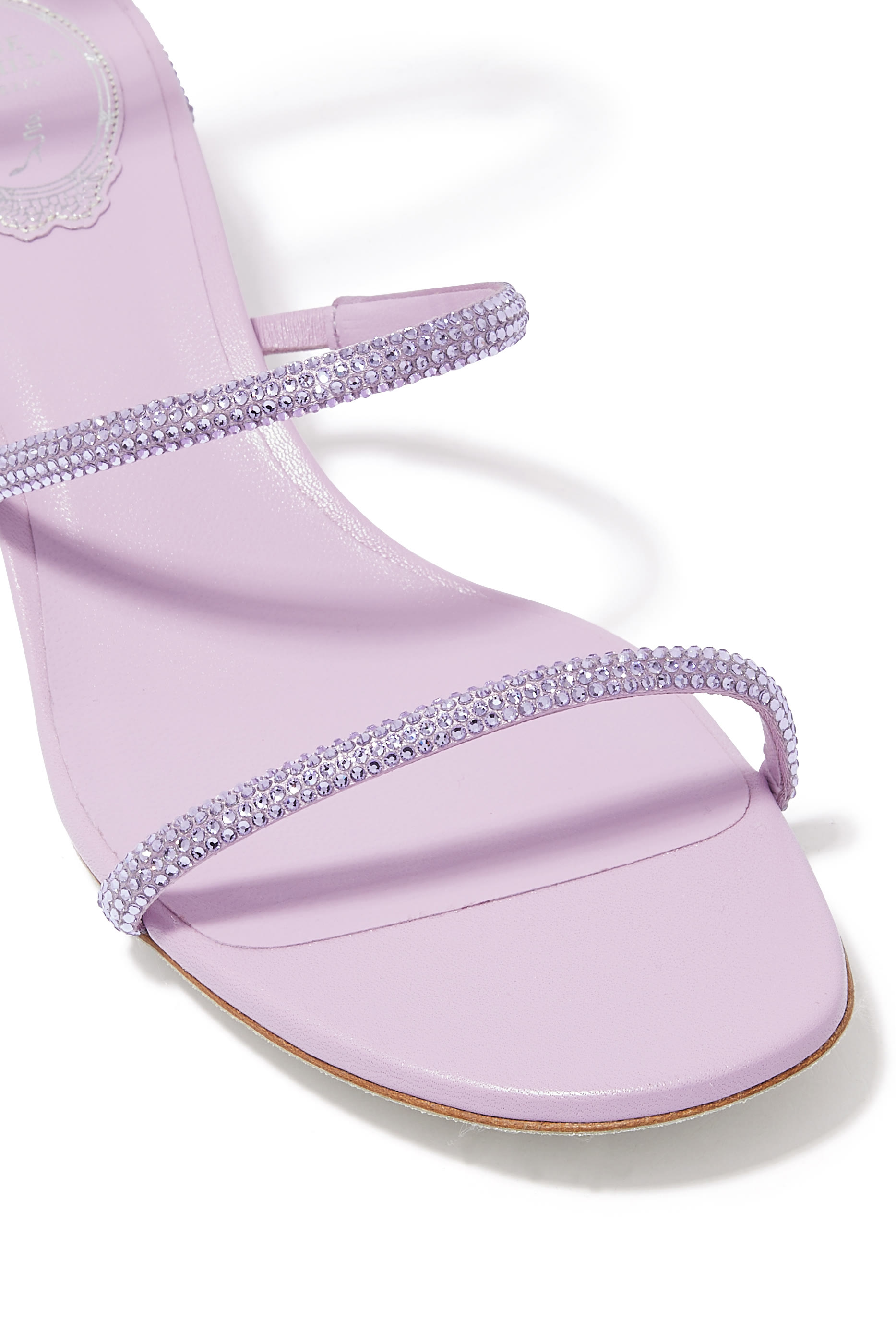 Wrap Around 40 Satin Embellished Sandals