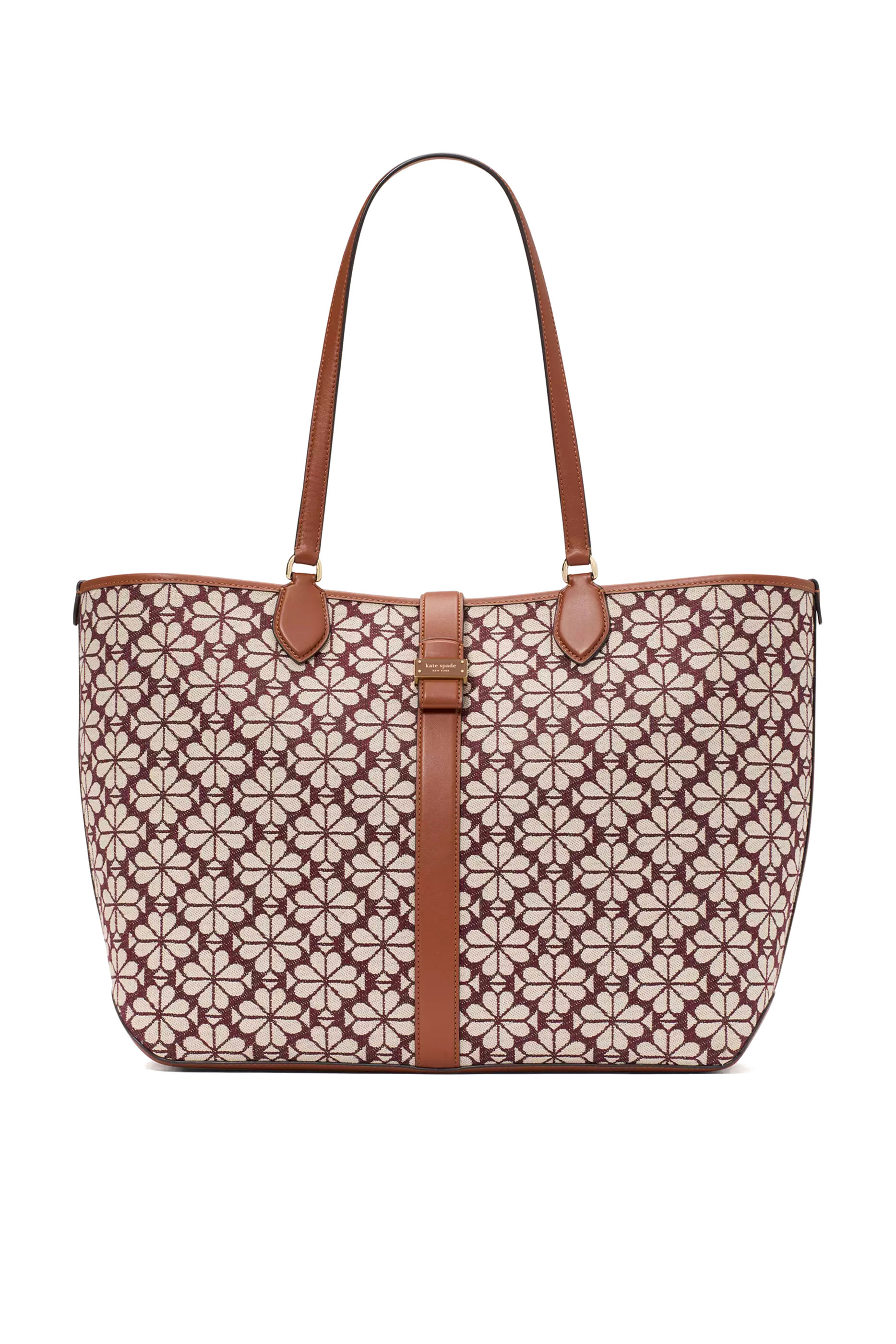 Spade Flower Jacquard Large Open Tote