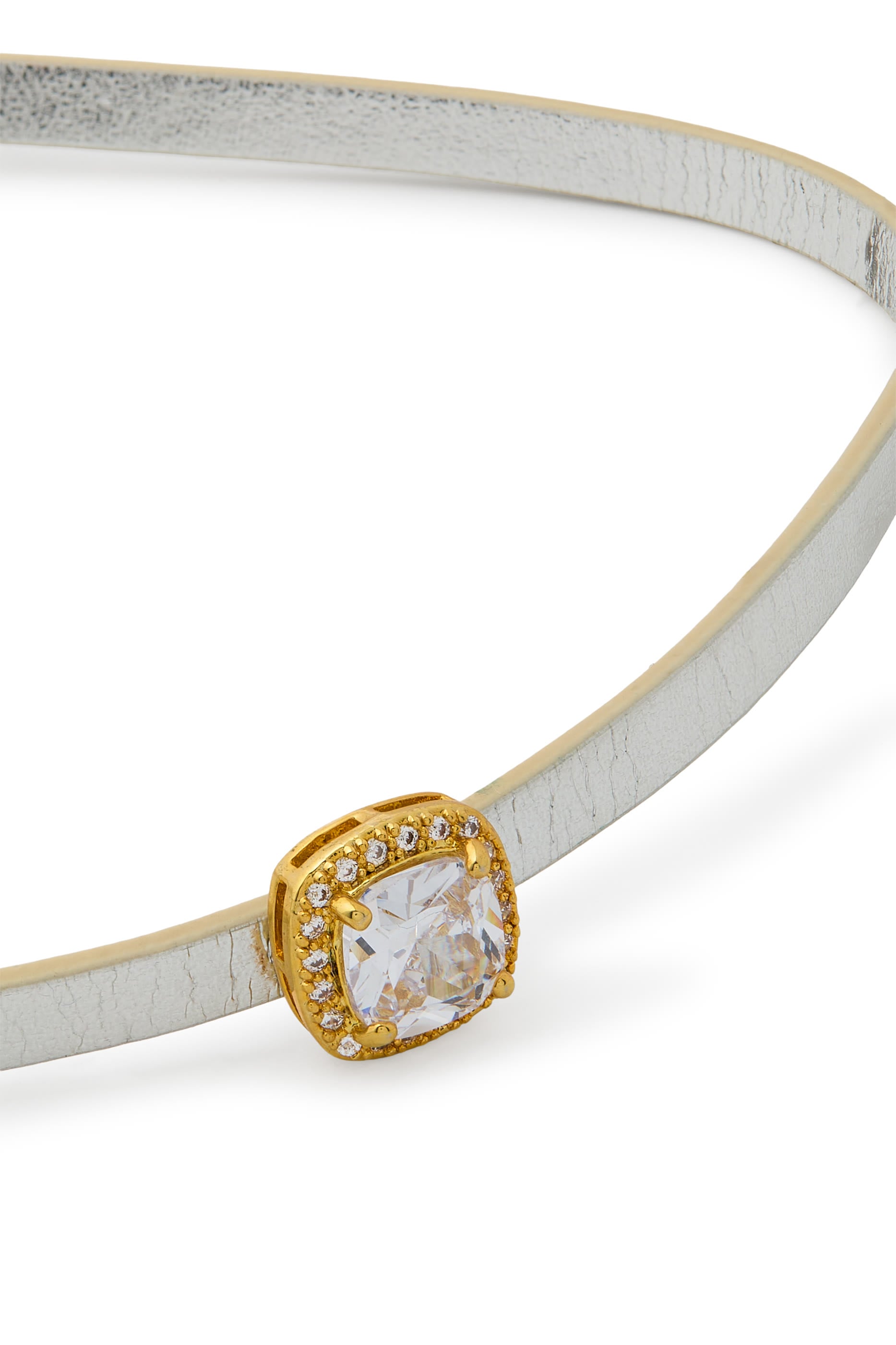 Cushion-Cut Halo Choker