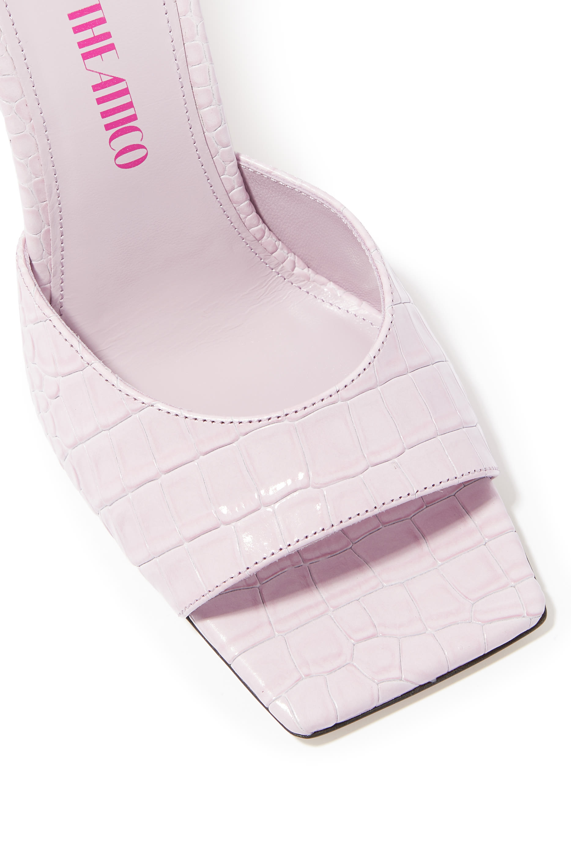 Devon 115 Croc-Embossed Mules