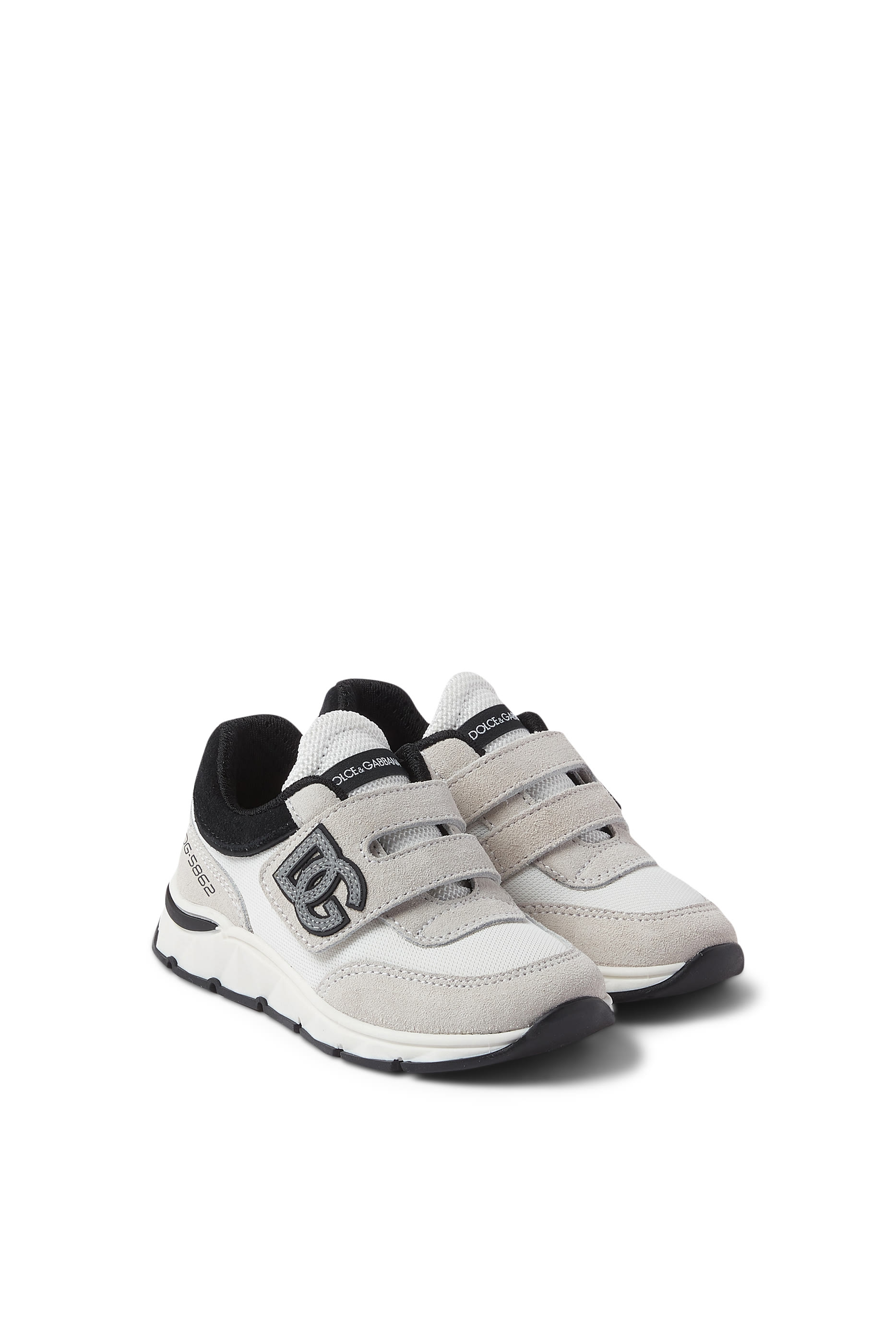 Kids Mesh and Split Leather DG Running Sneakers