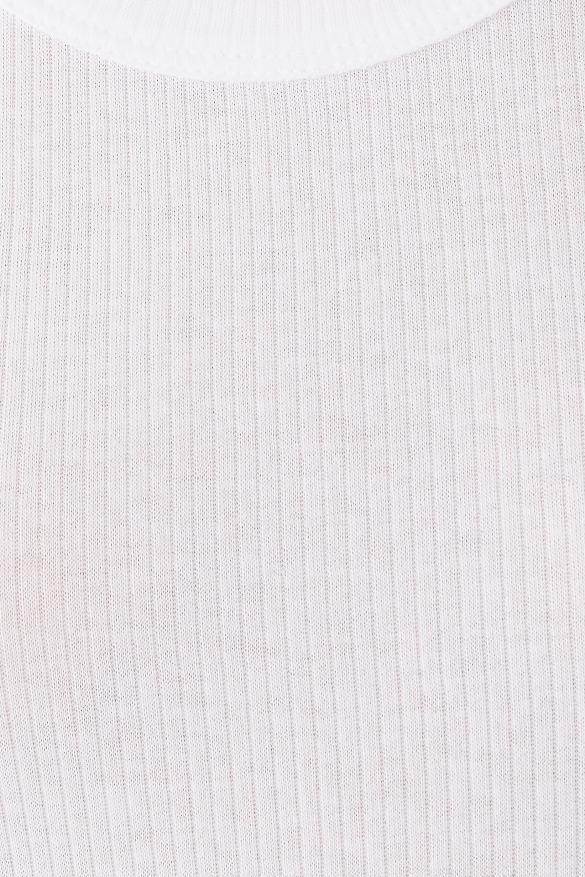 Ribbed Organic Cotton Lounge Vest