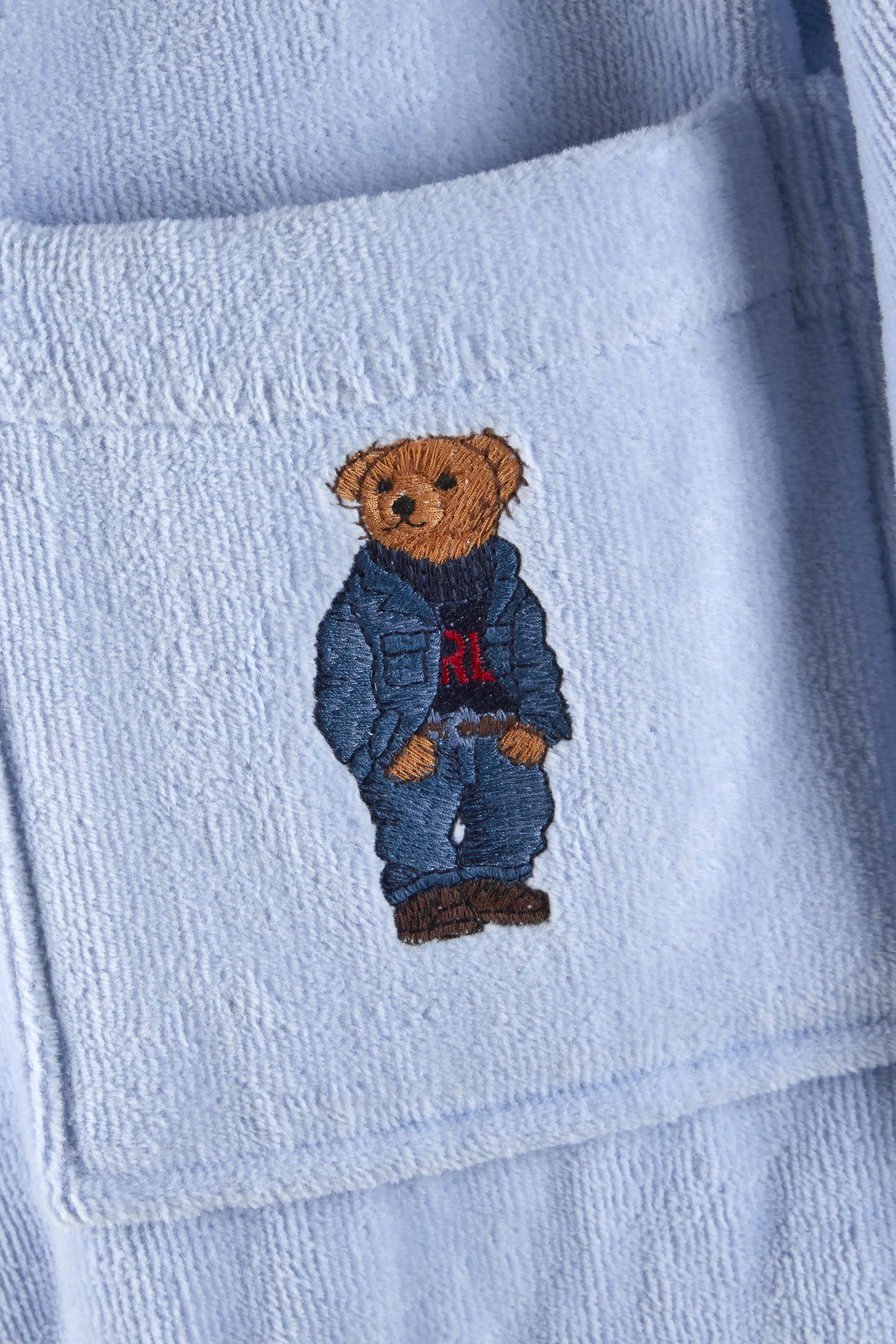 Denim Bear Robe