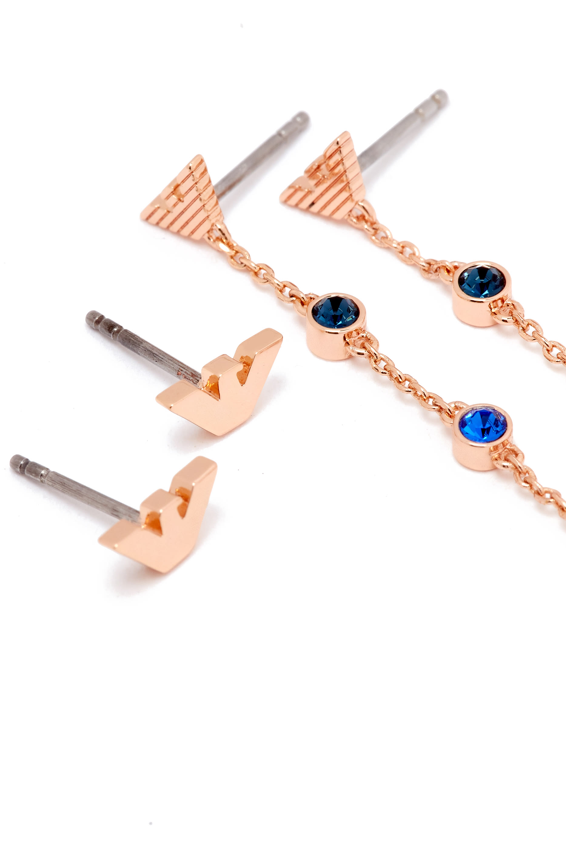 Statement Logo Earrings, Set of 2