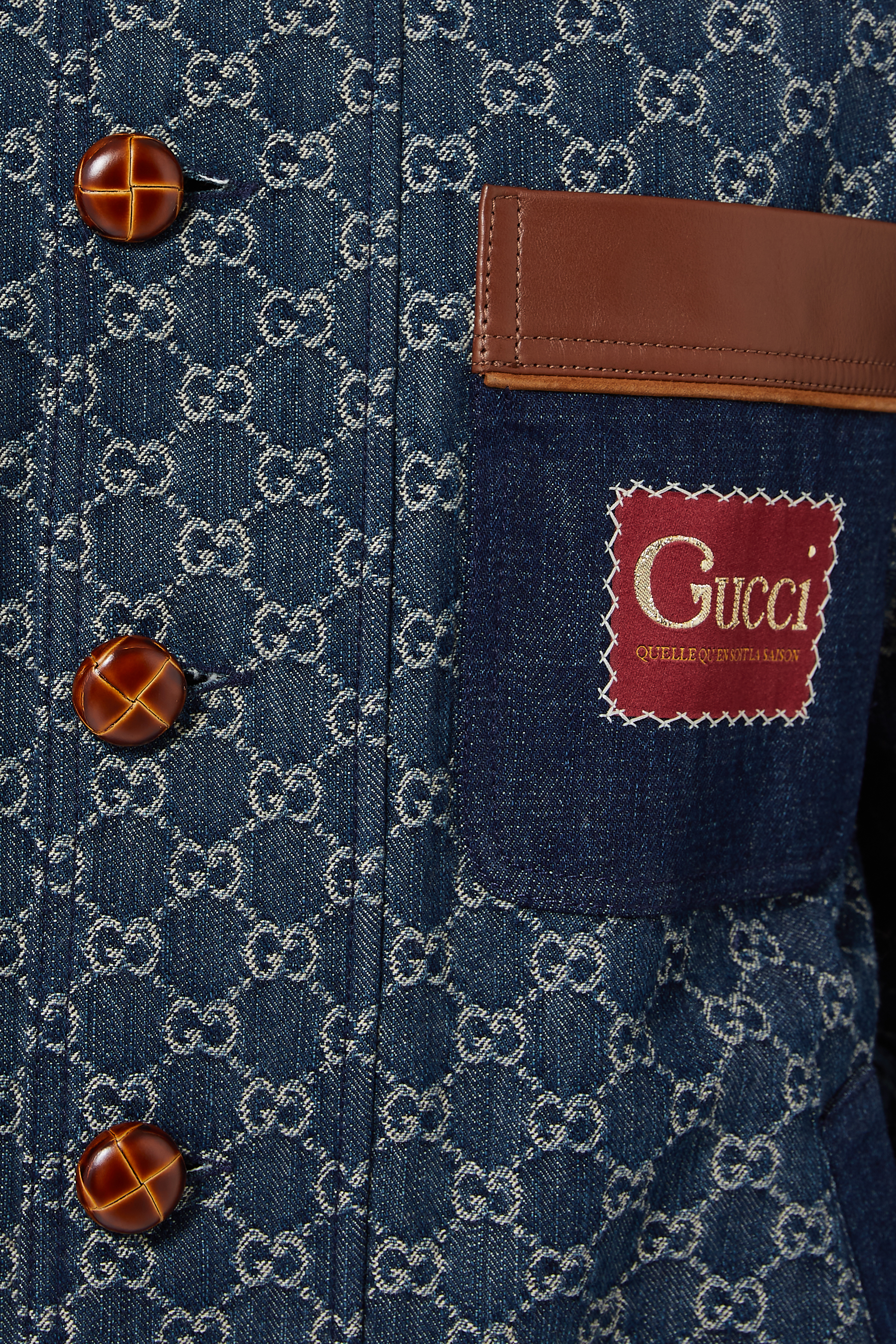 Eco washed organic denim bomber jacket