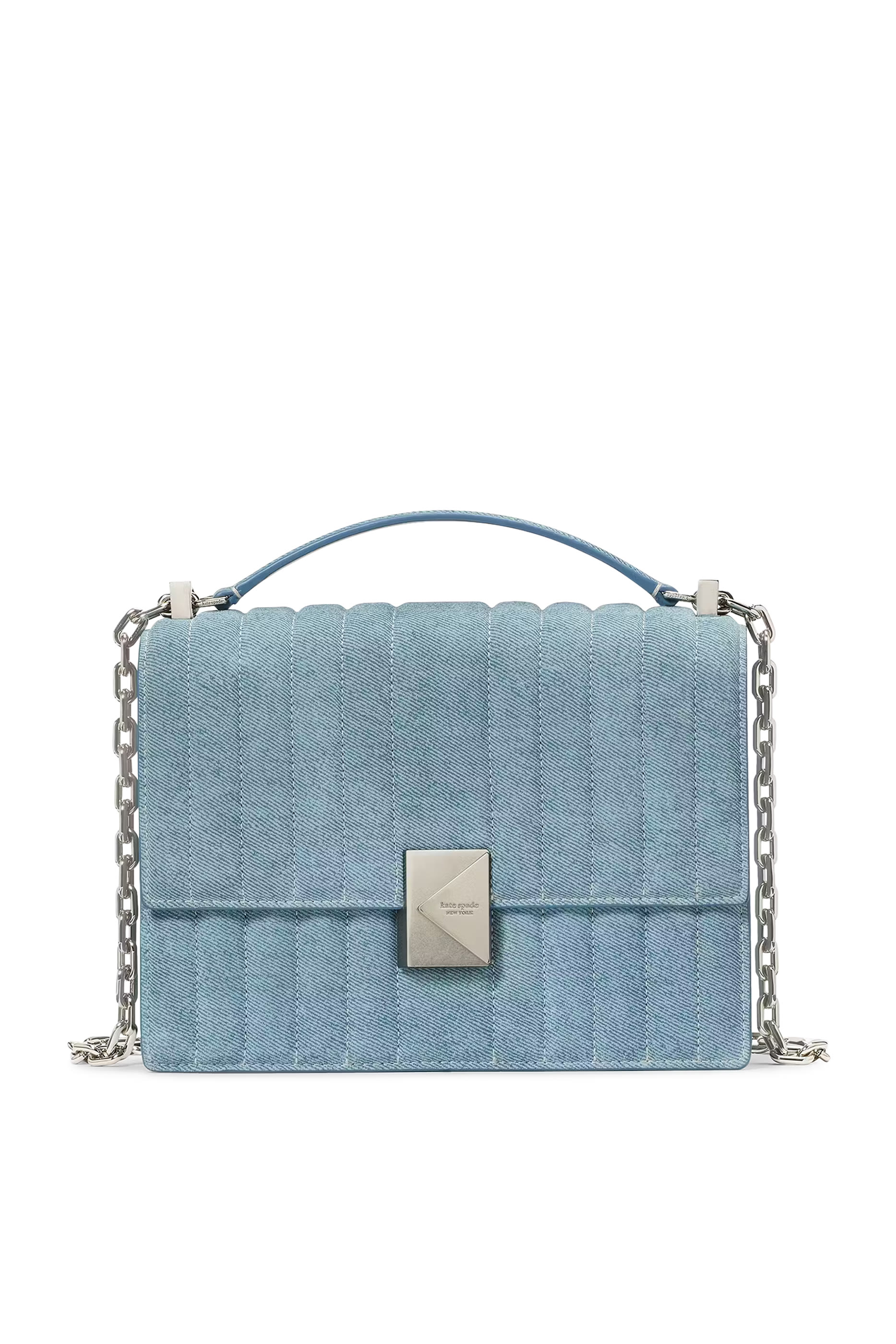 Deco Quilted Chain Shoulder Bag