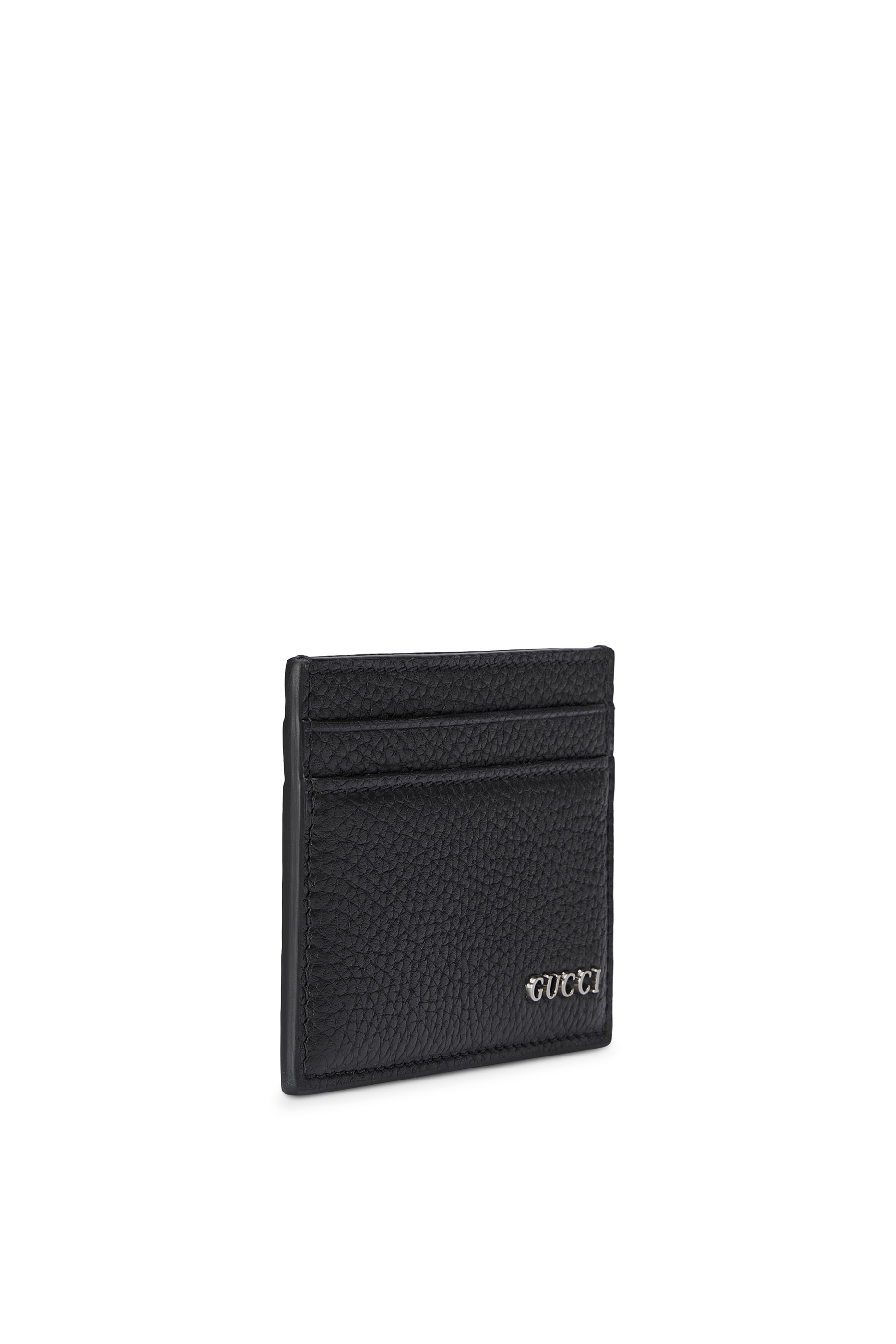 Logo Leather Card Case