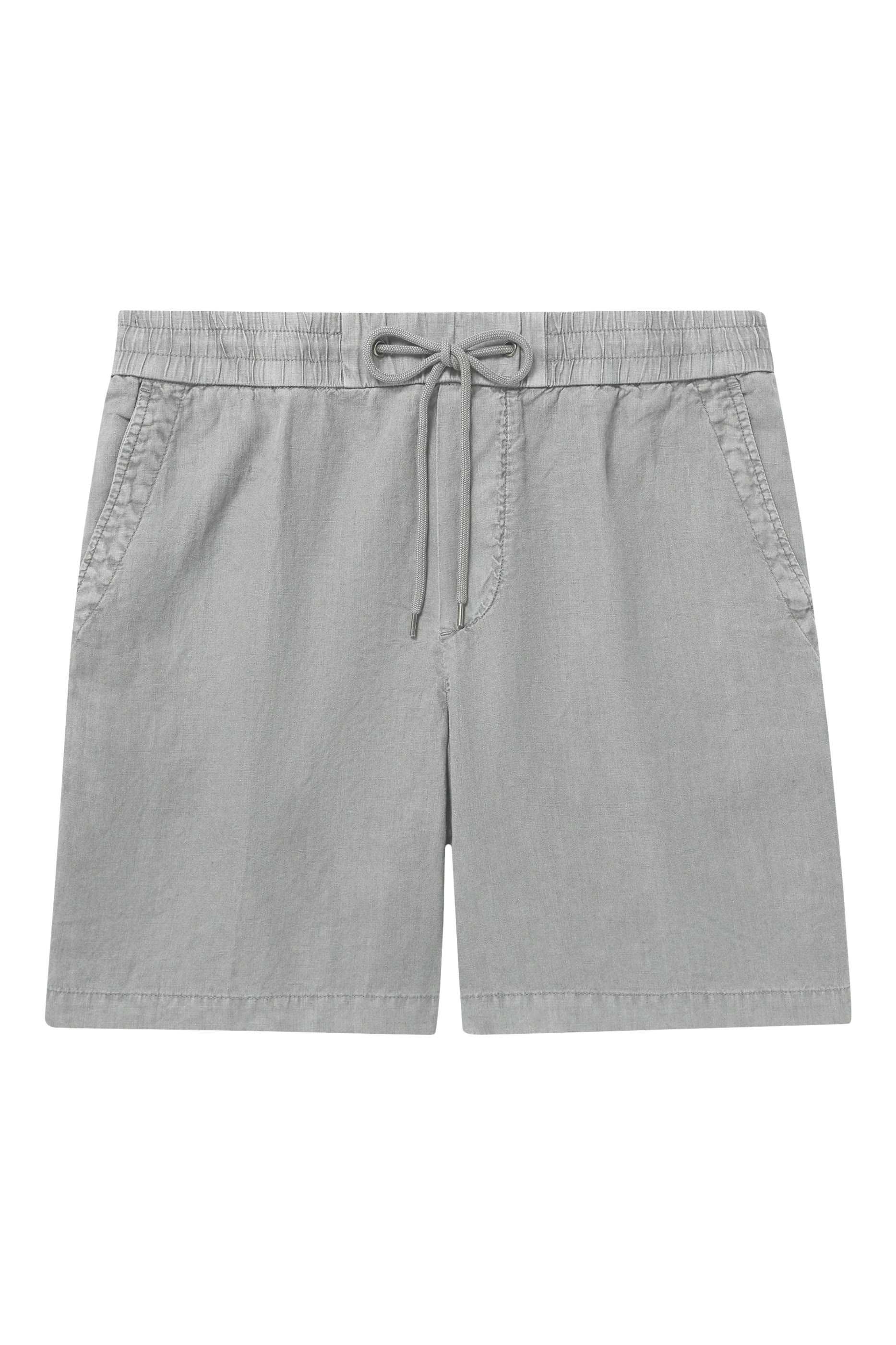 Relaxed Fit Linen Shorts