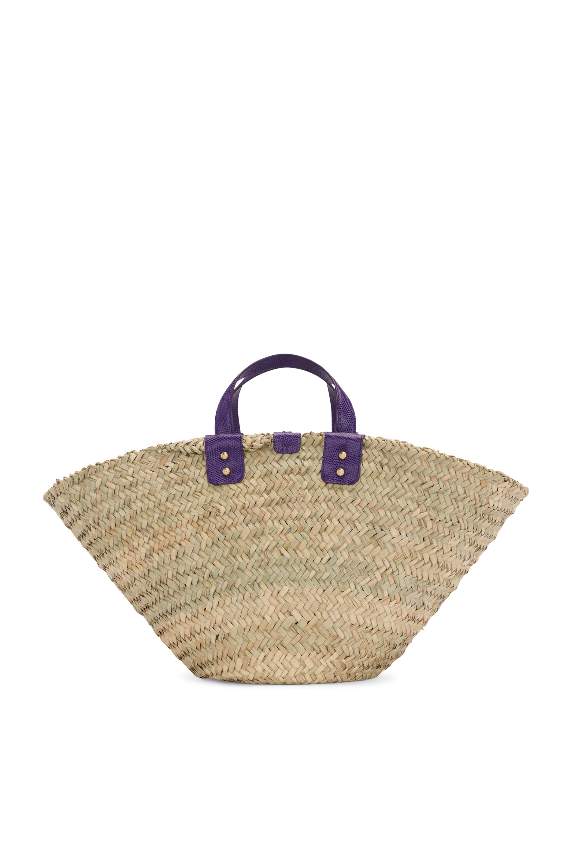 Straw Kendra Bag with Embroidery 