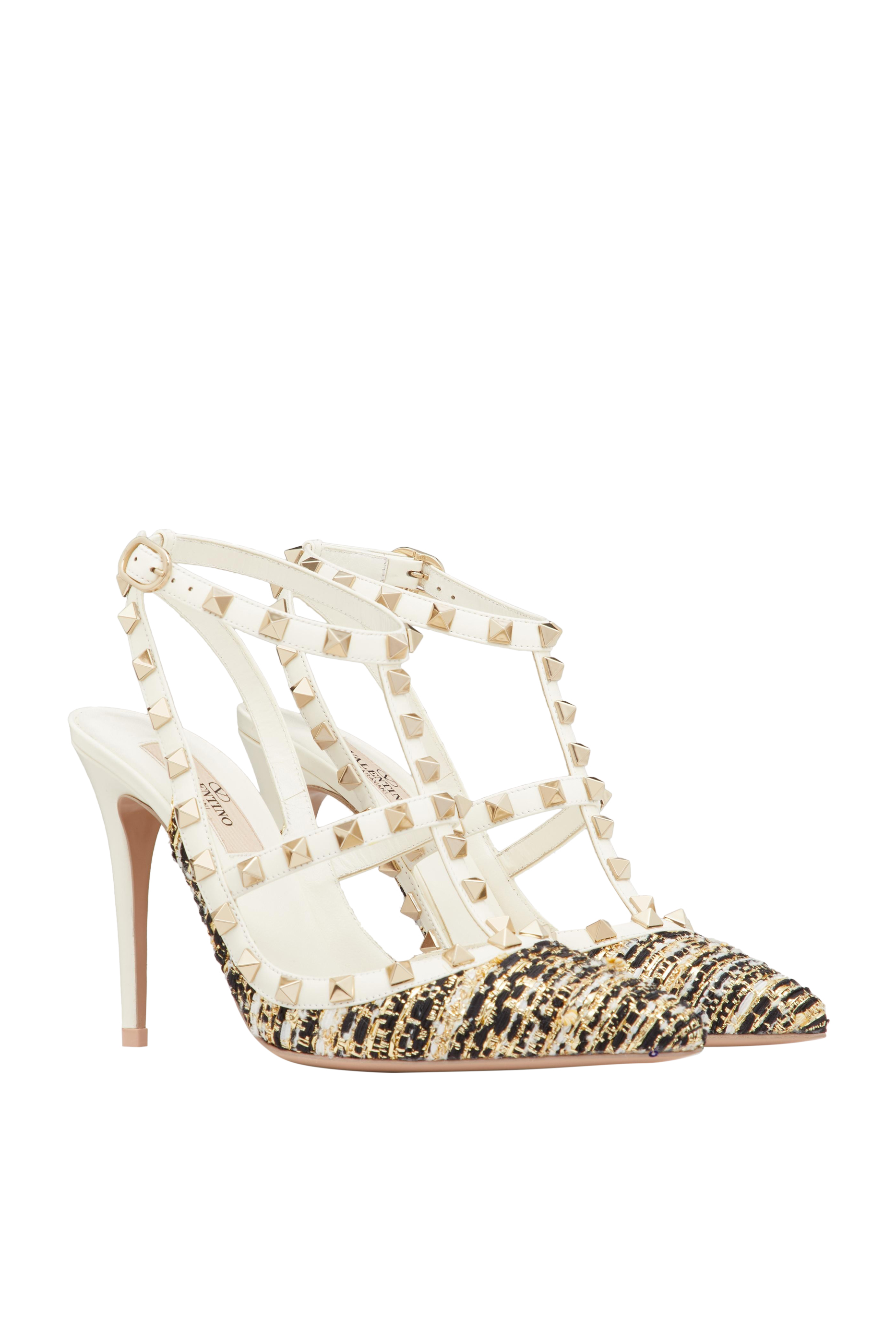  Rockstud 100 Leather Pumps