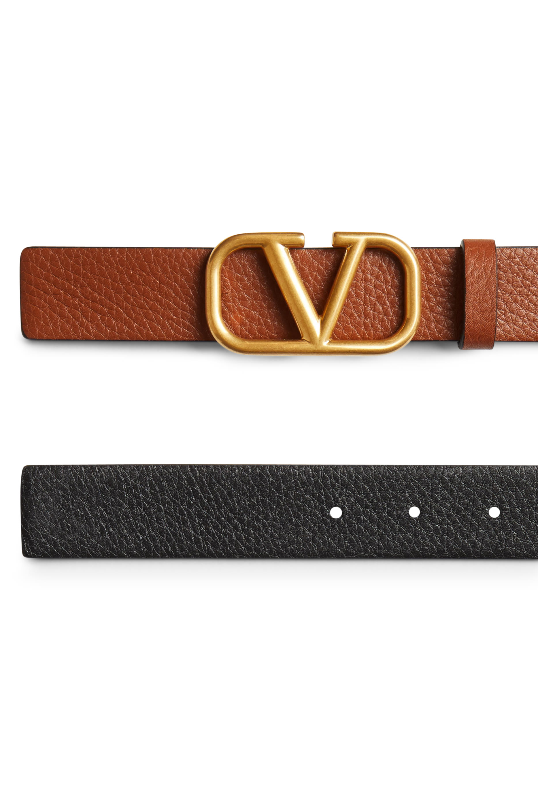 Valentino Garavani V Logo Buckle Belt