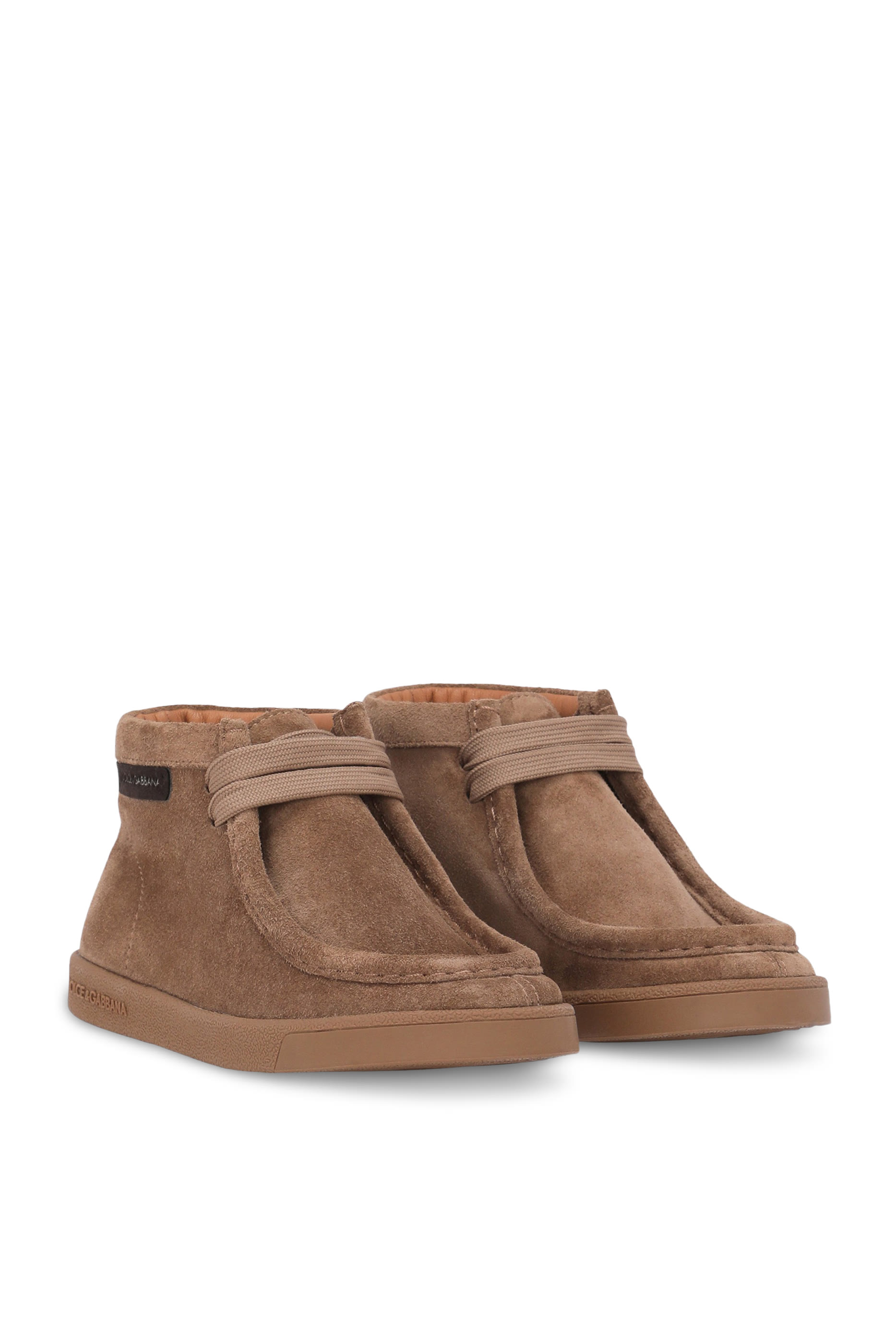 Kids DG Logo Nubuck Ankle Boots
