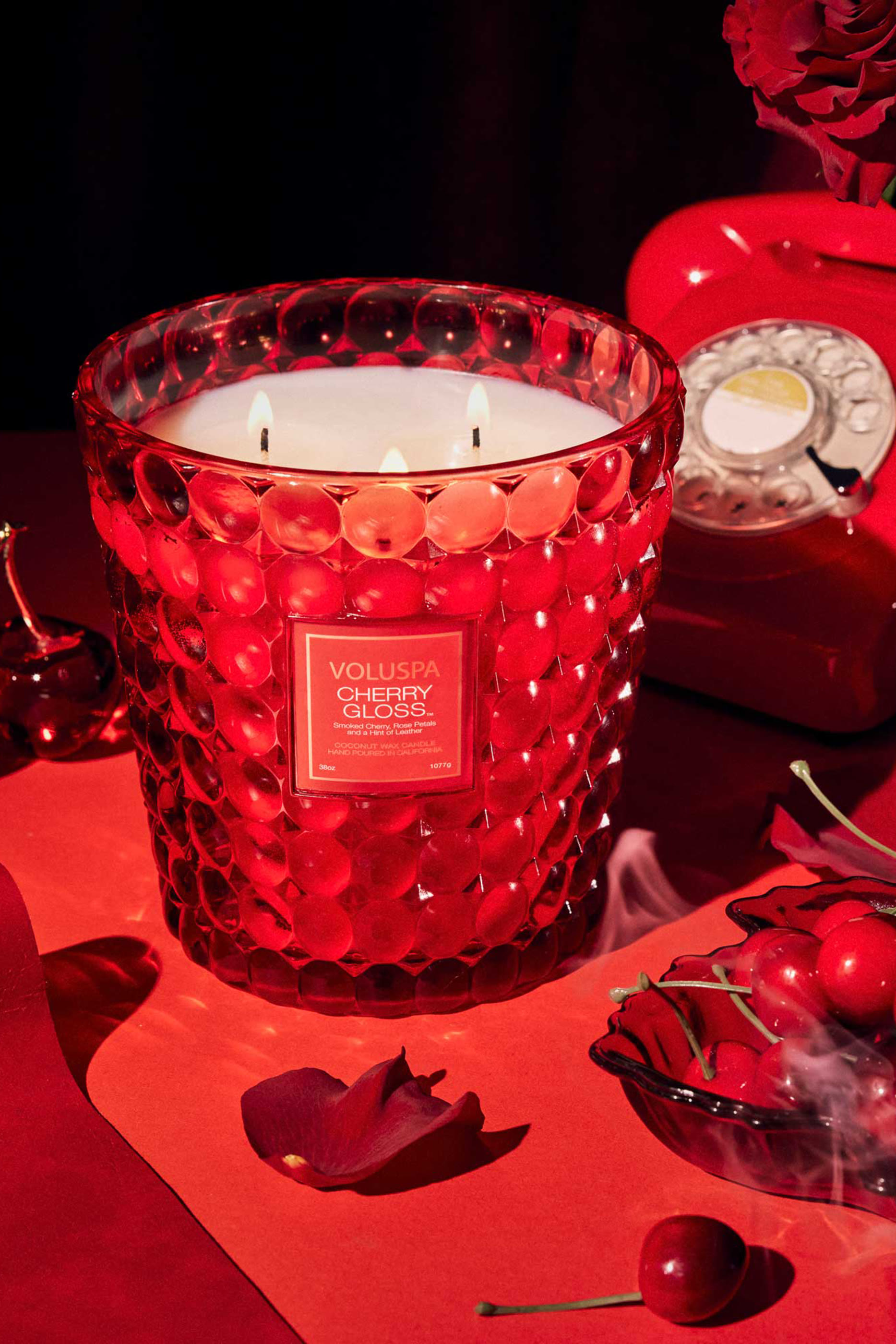 Cherry Gloss 3-Wick Hearth Candle