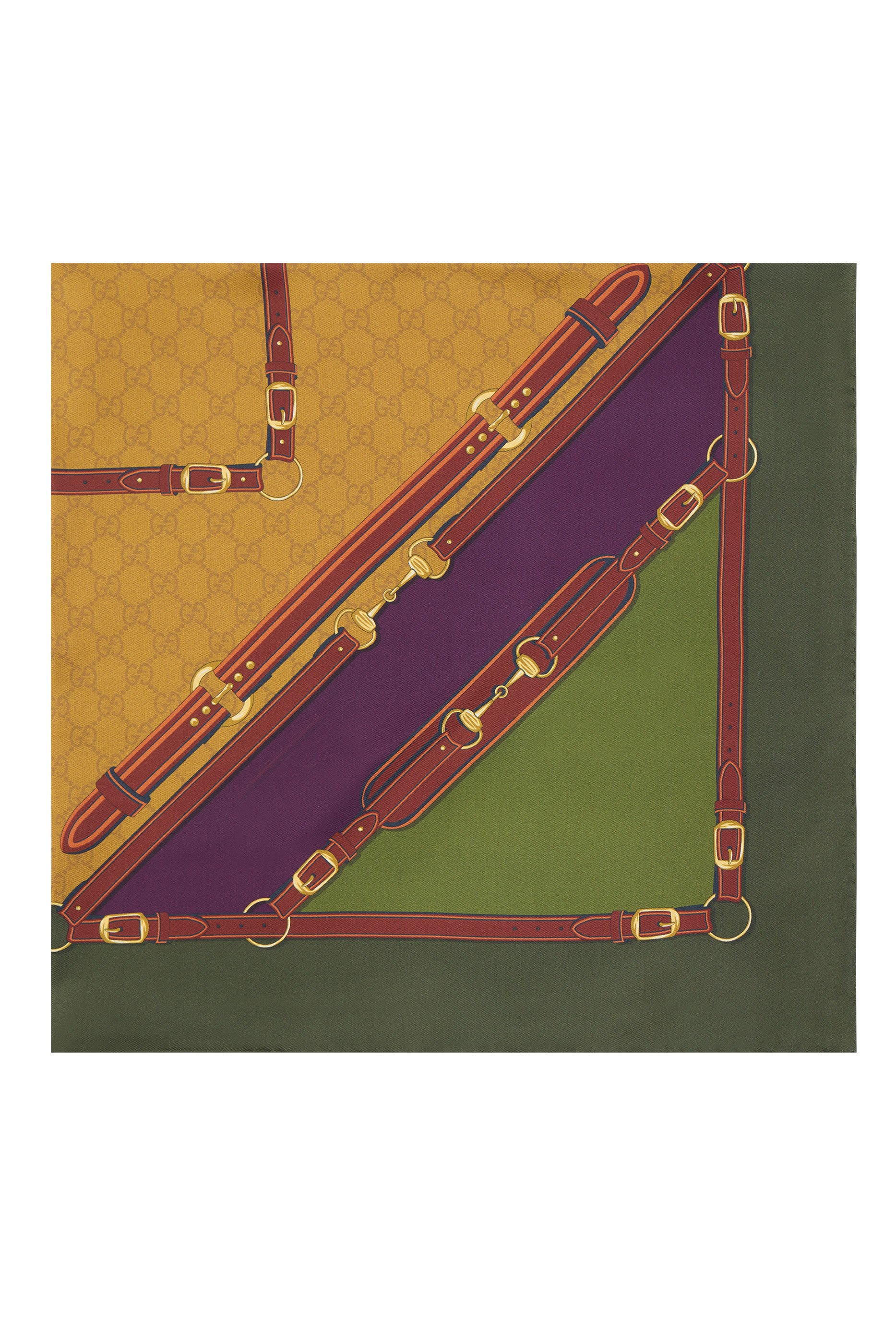  Printed Silk Twill Carré 