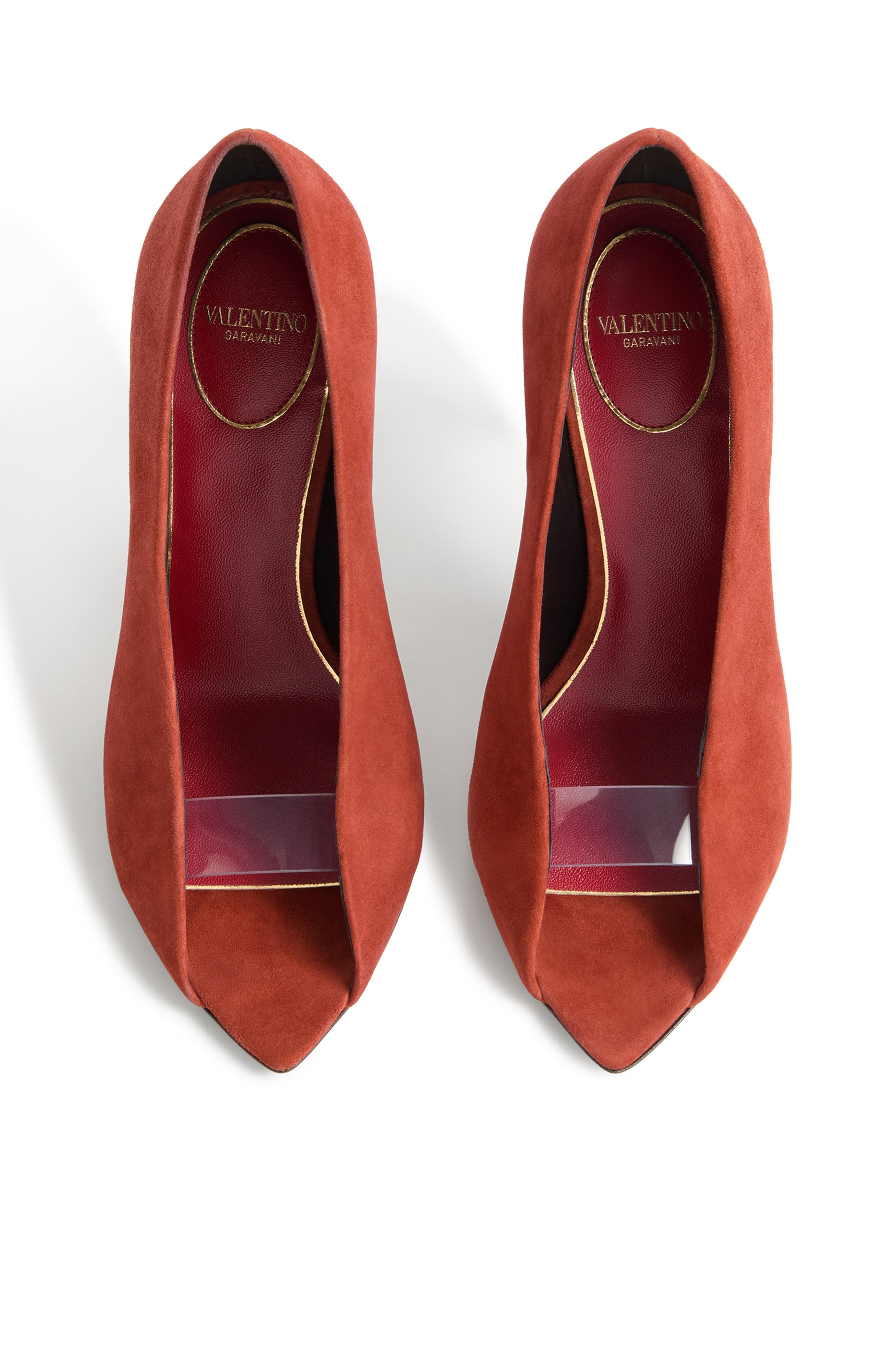 Open Toe R&eacute;v&eacute;l&eacute; 105 Suede Pumps 