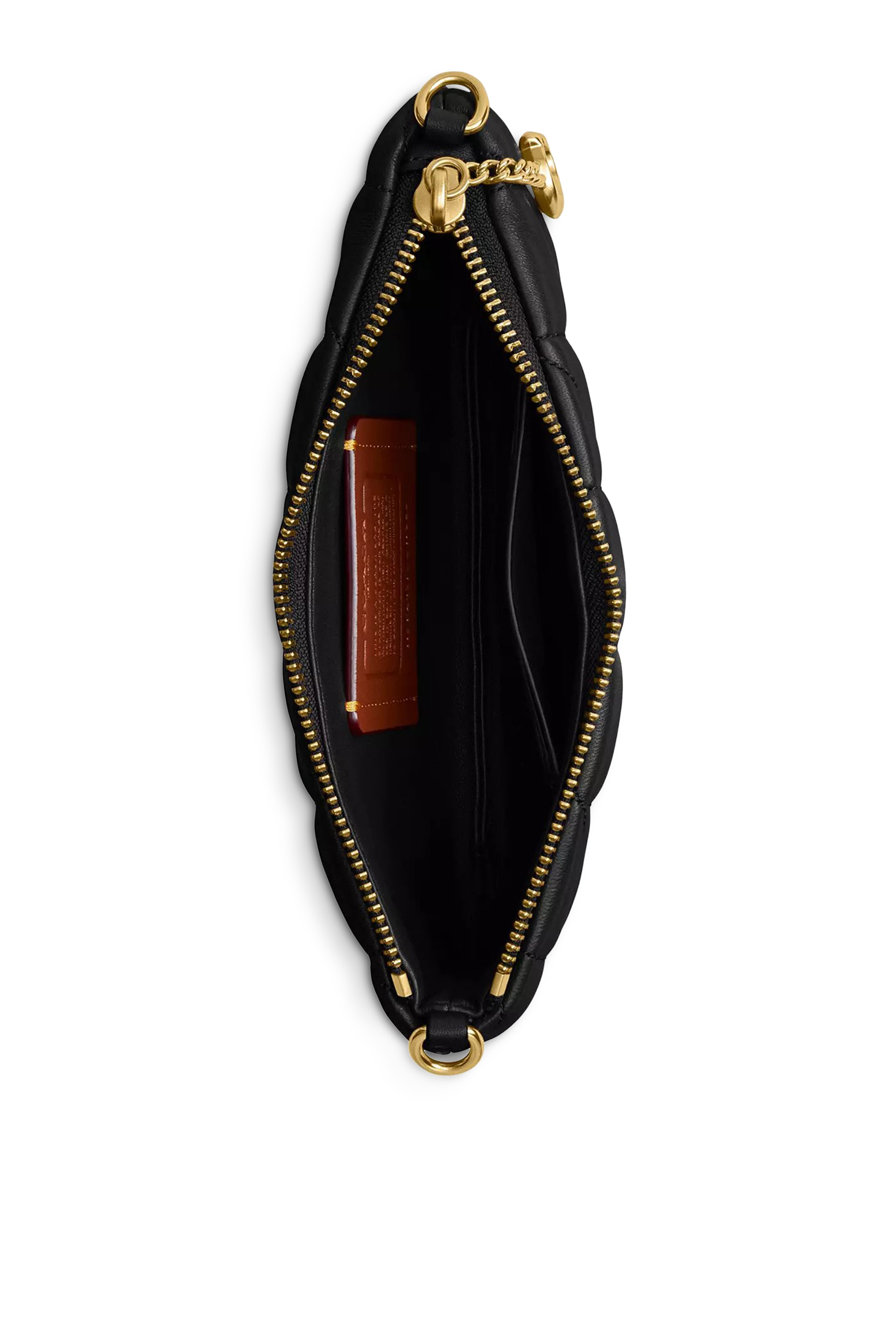 Pouch Bag in Quilted Leather