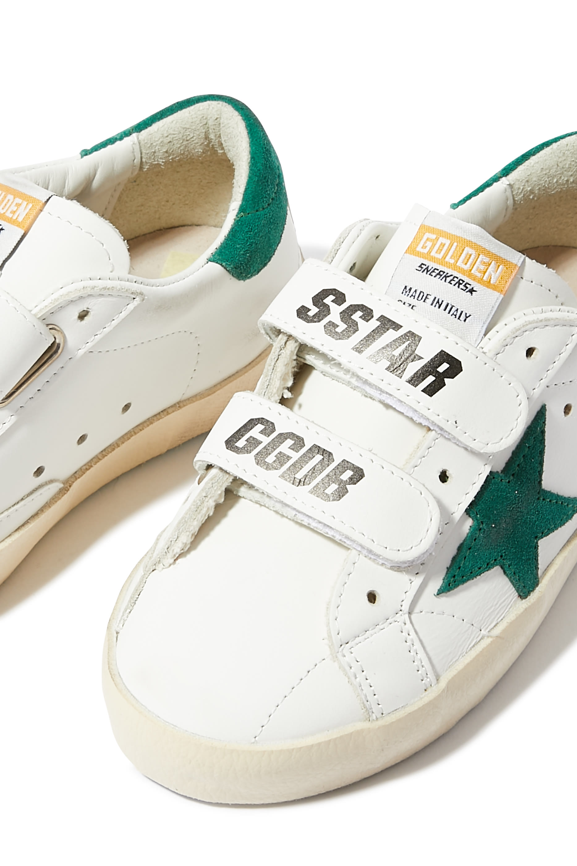 Kids Velcro-Strap Old School Sneakers