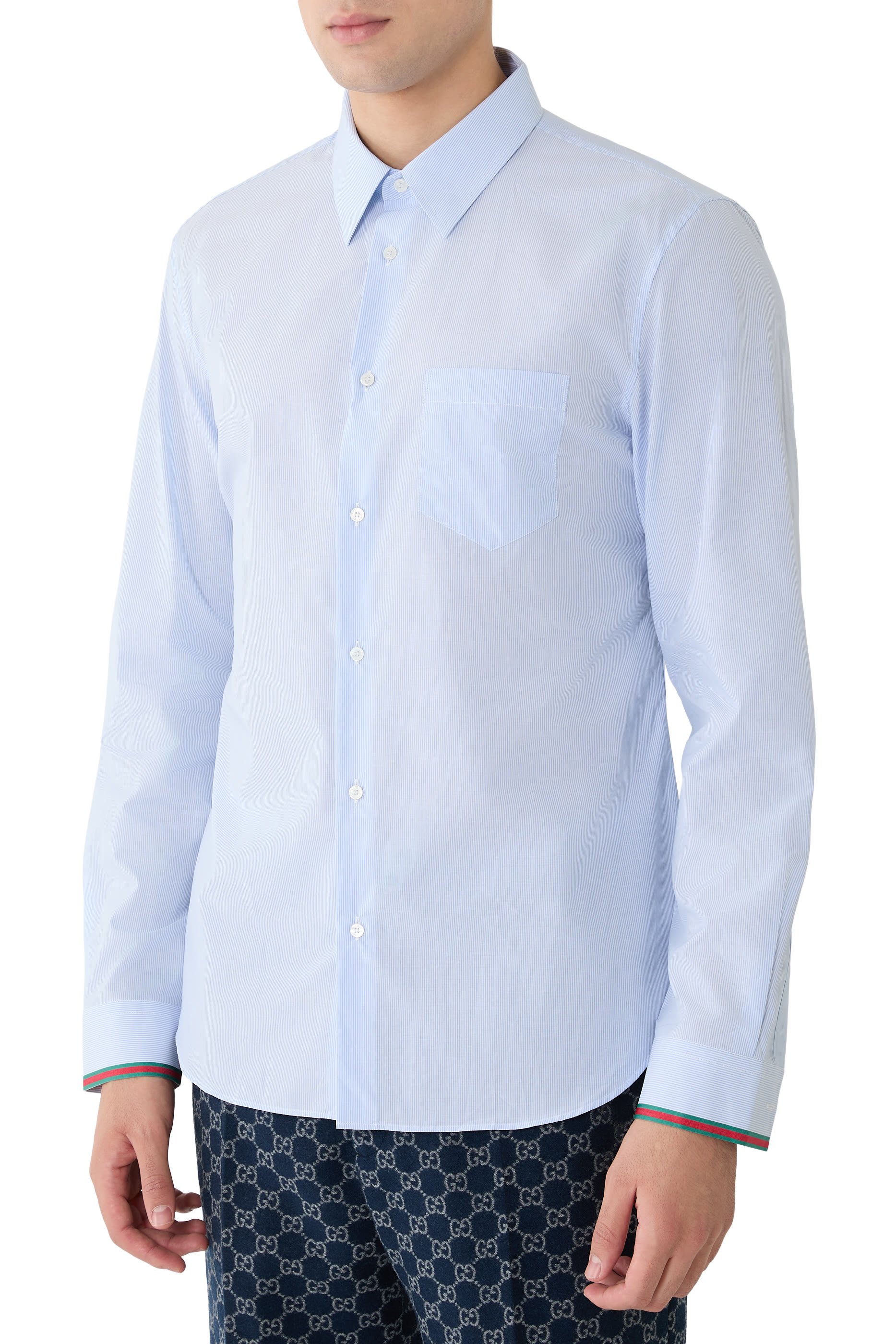 Web Striped Cotton Shirt