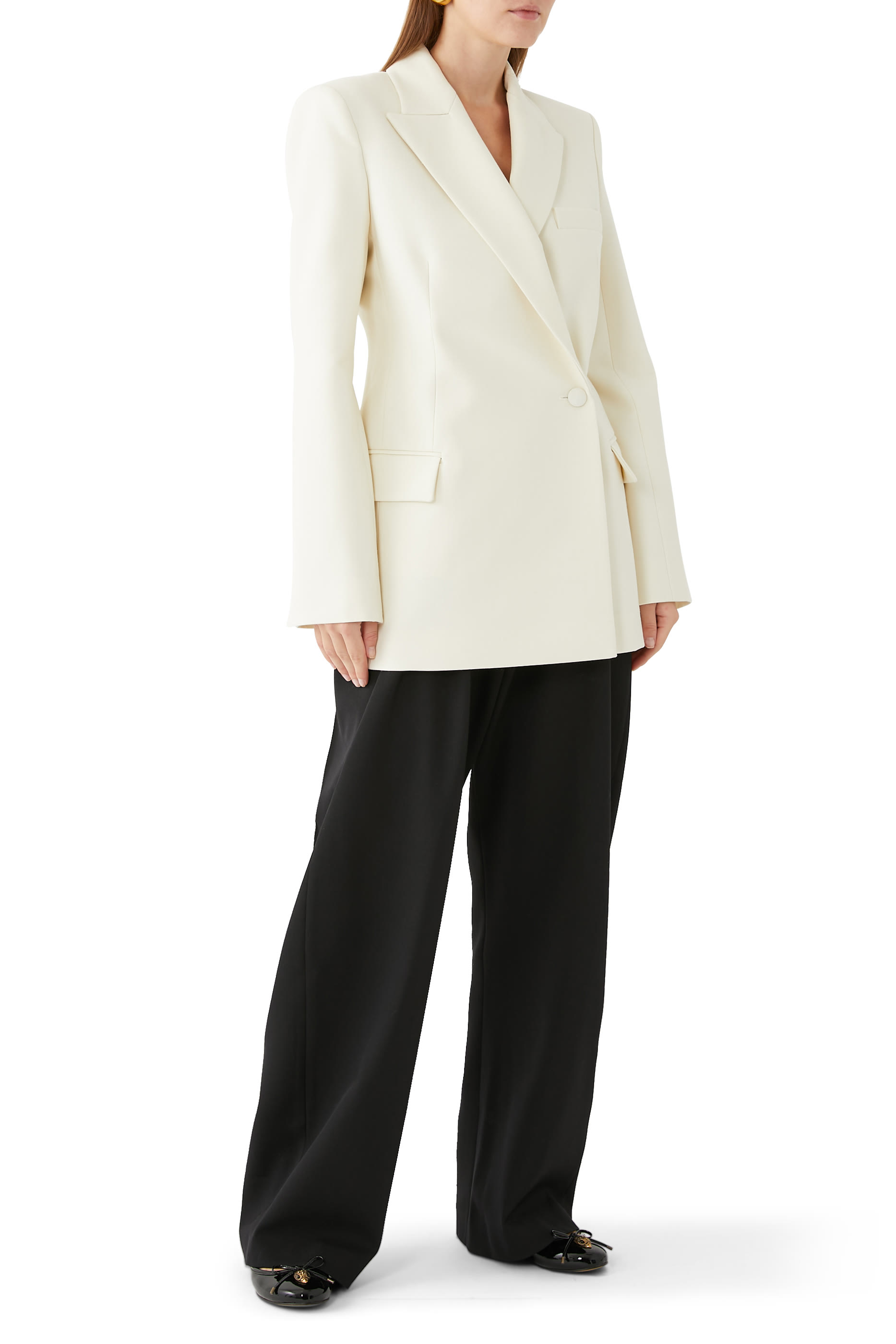 Eagle Patent Leather Ballerina Flats