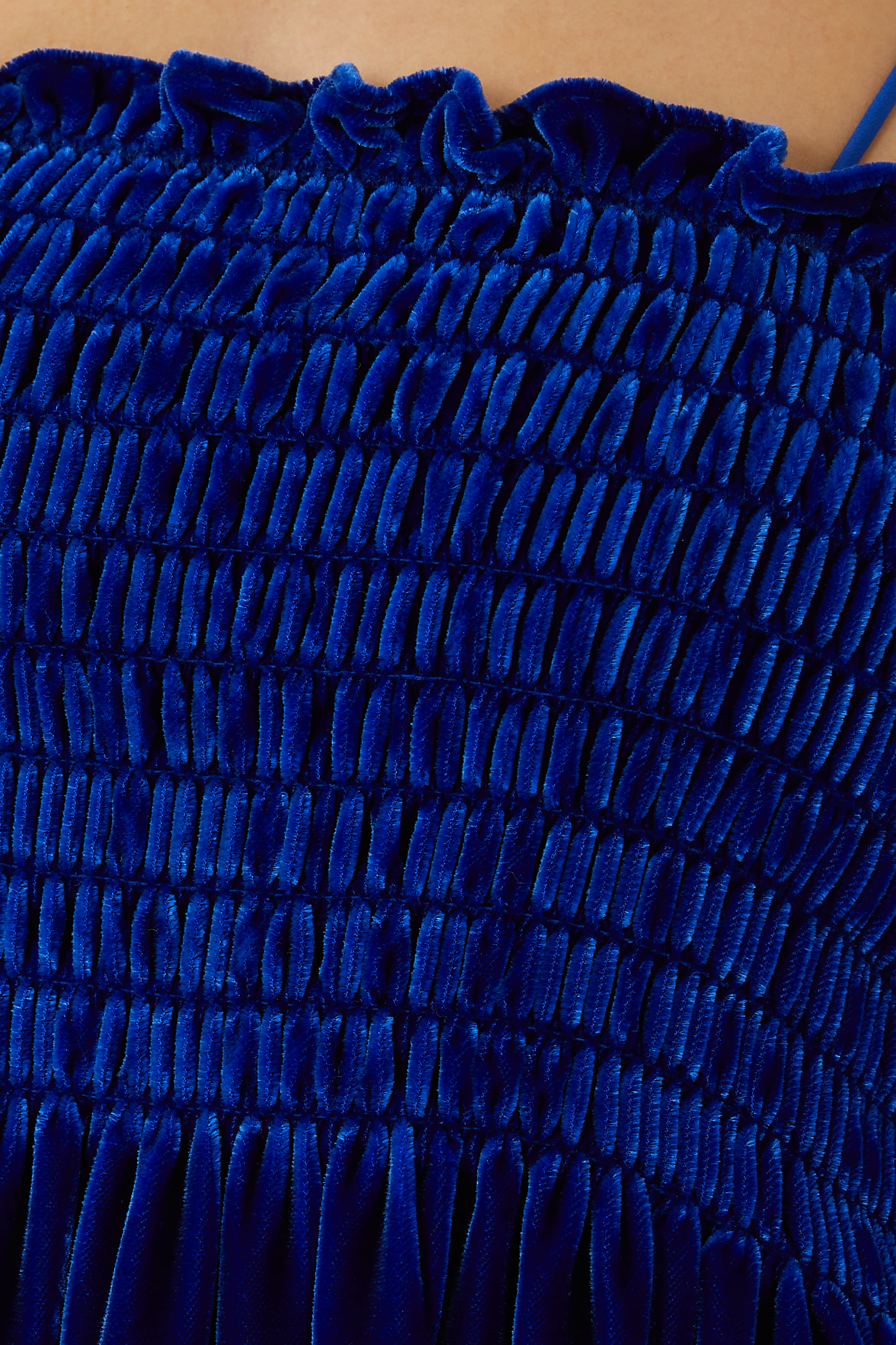 Maxi Silk & Velvet Dress