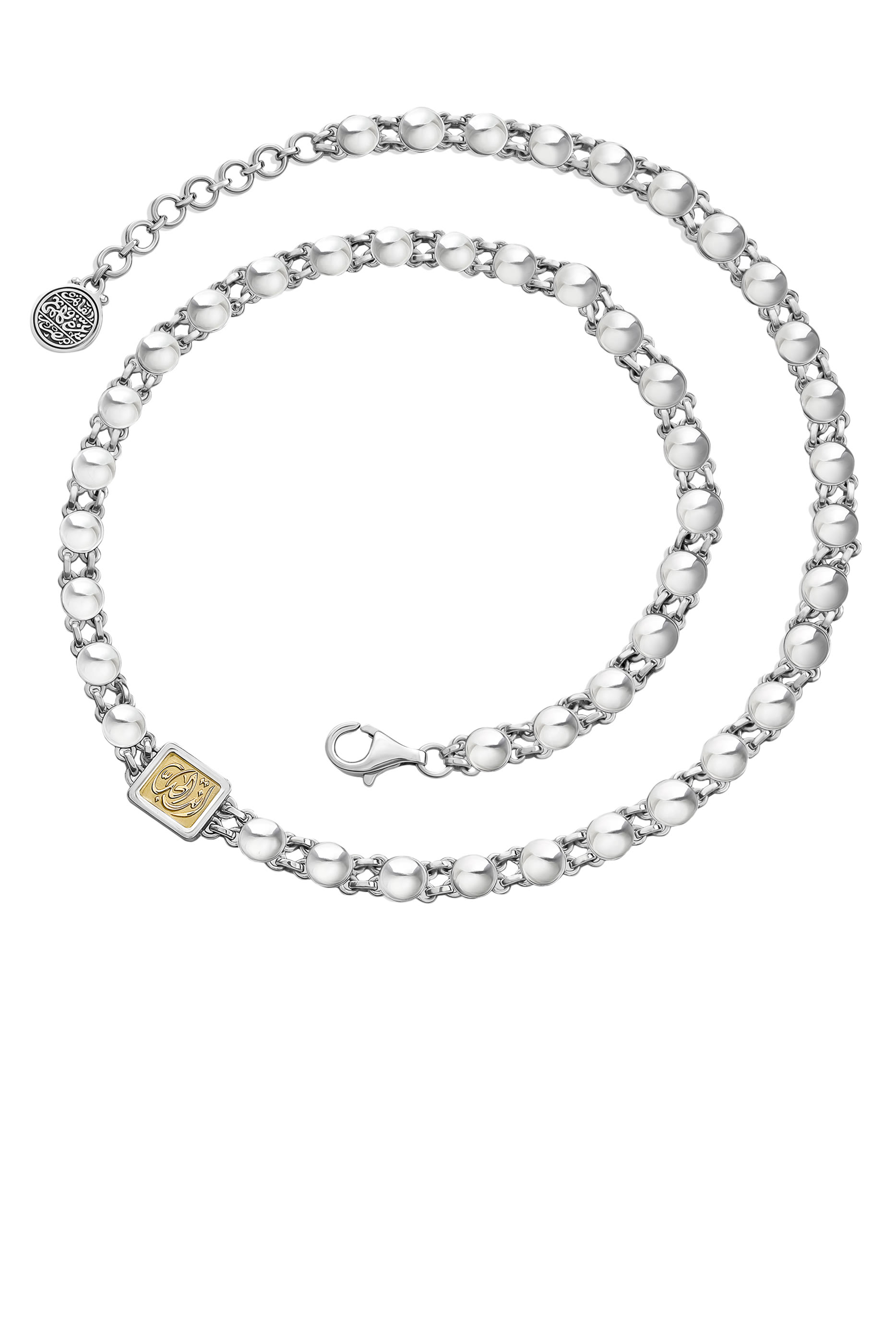 The One Wrap-Around Bracelet, 18k Yellow Gold & Sterling Silver